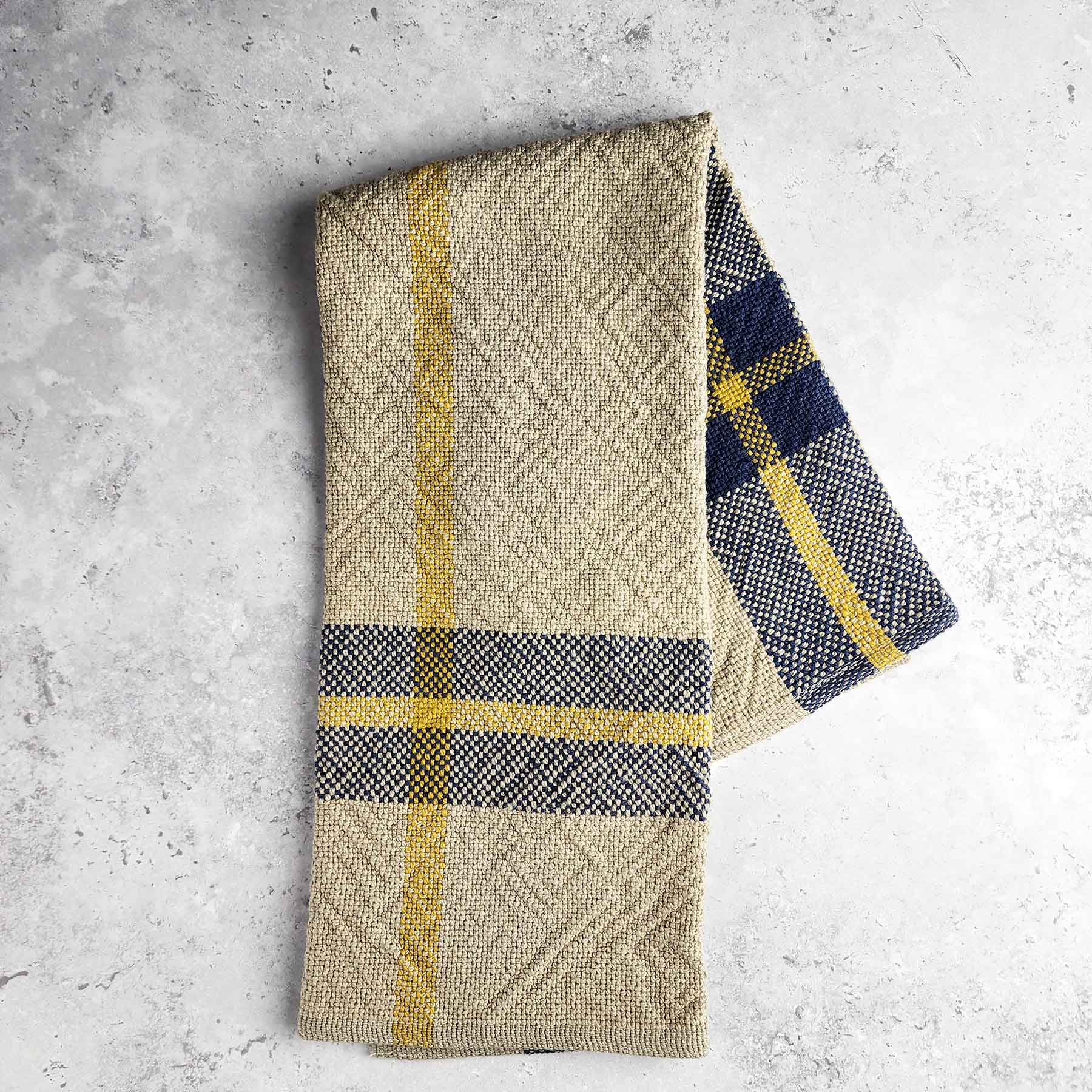 Stone Blue Handmade Towel