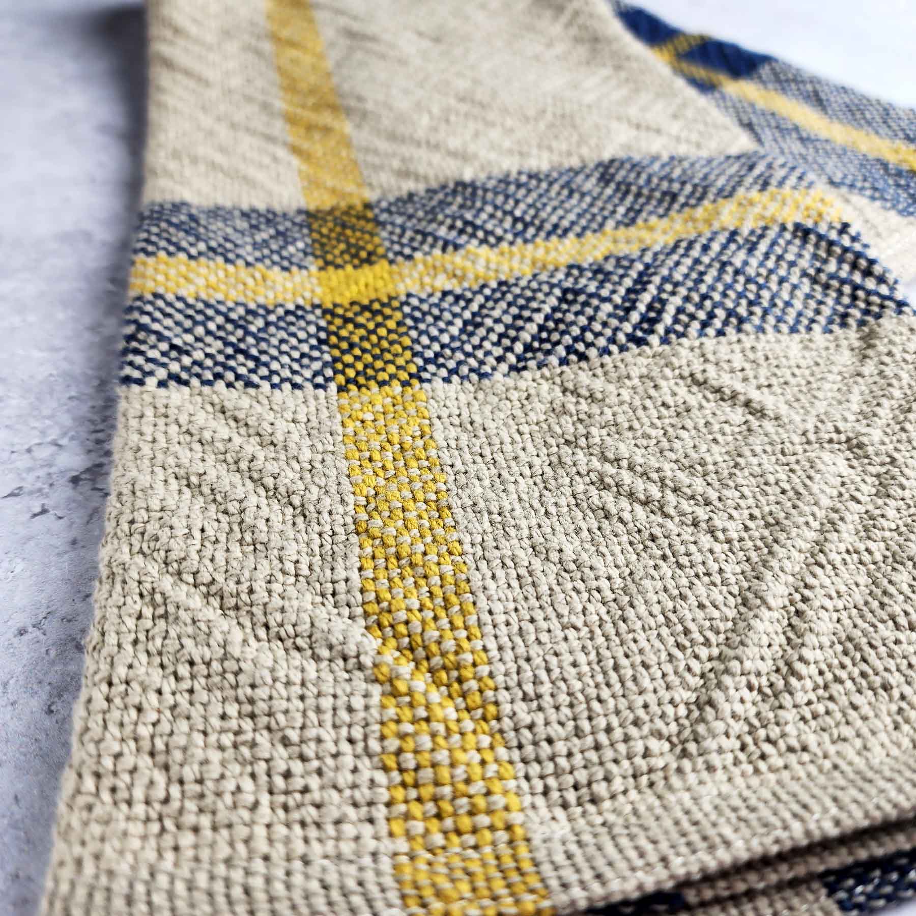 Stone Blue Handmade Towel