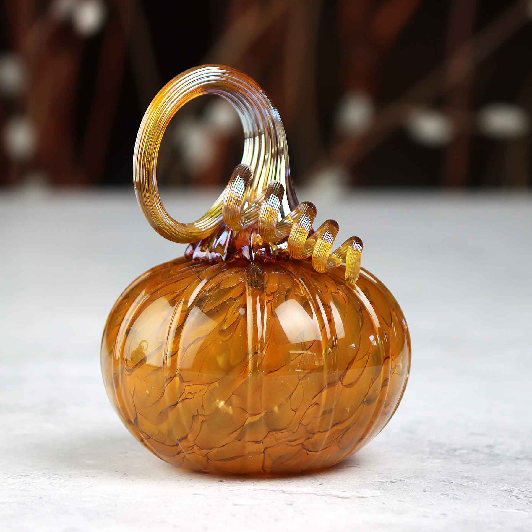 Glossy Gold Pumpkin