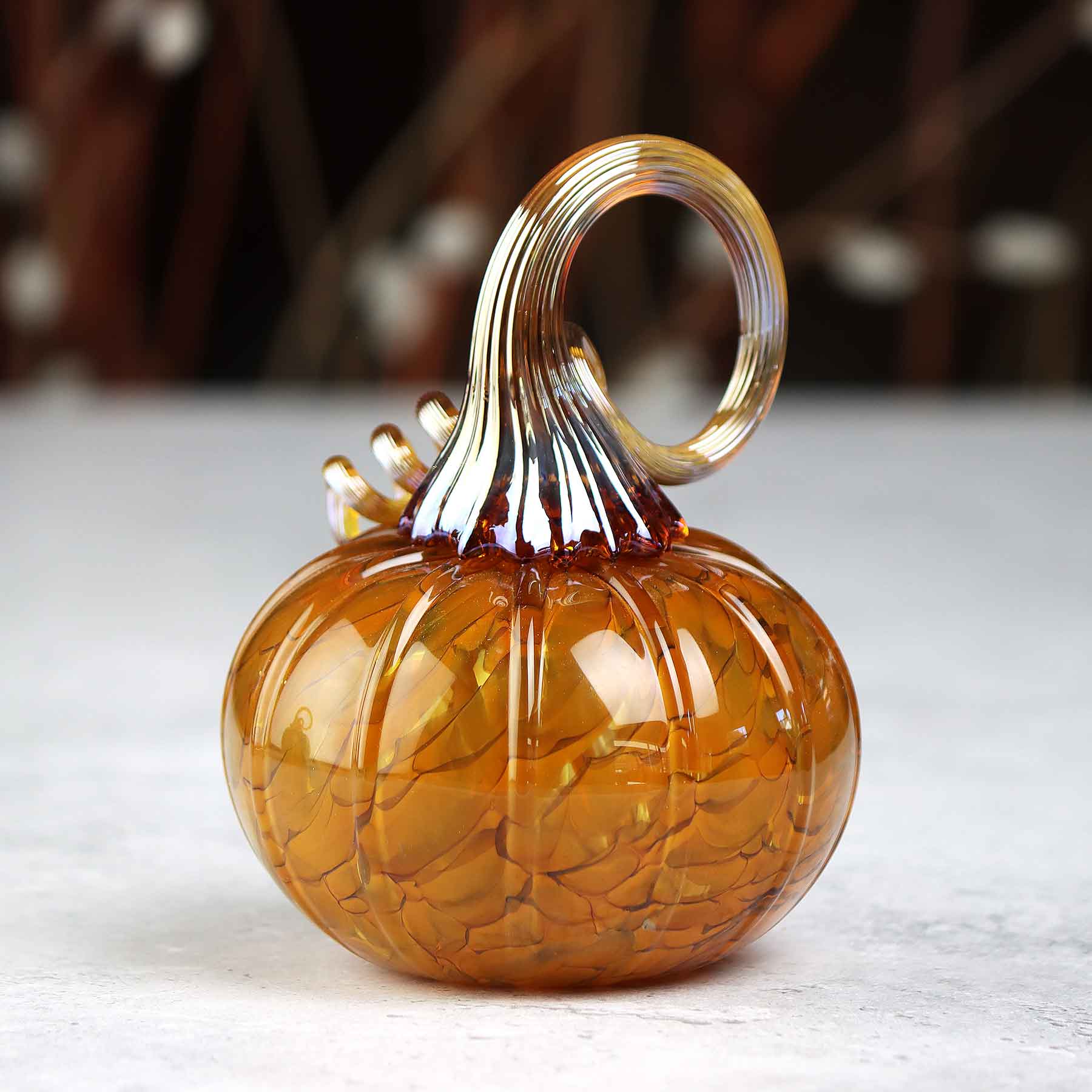 Glossy Gold Pumpkin