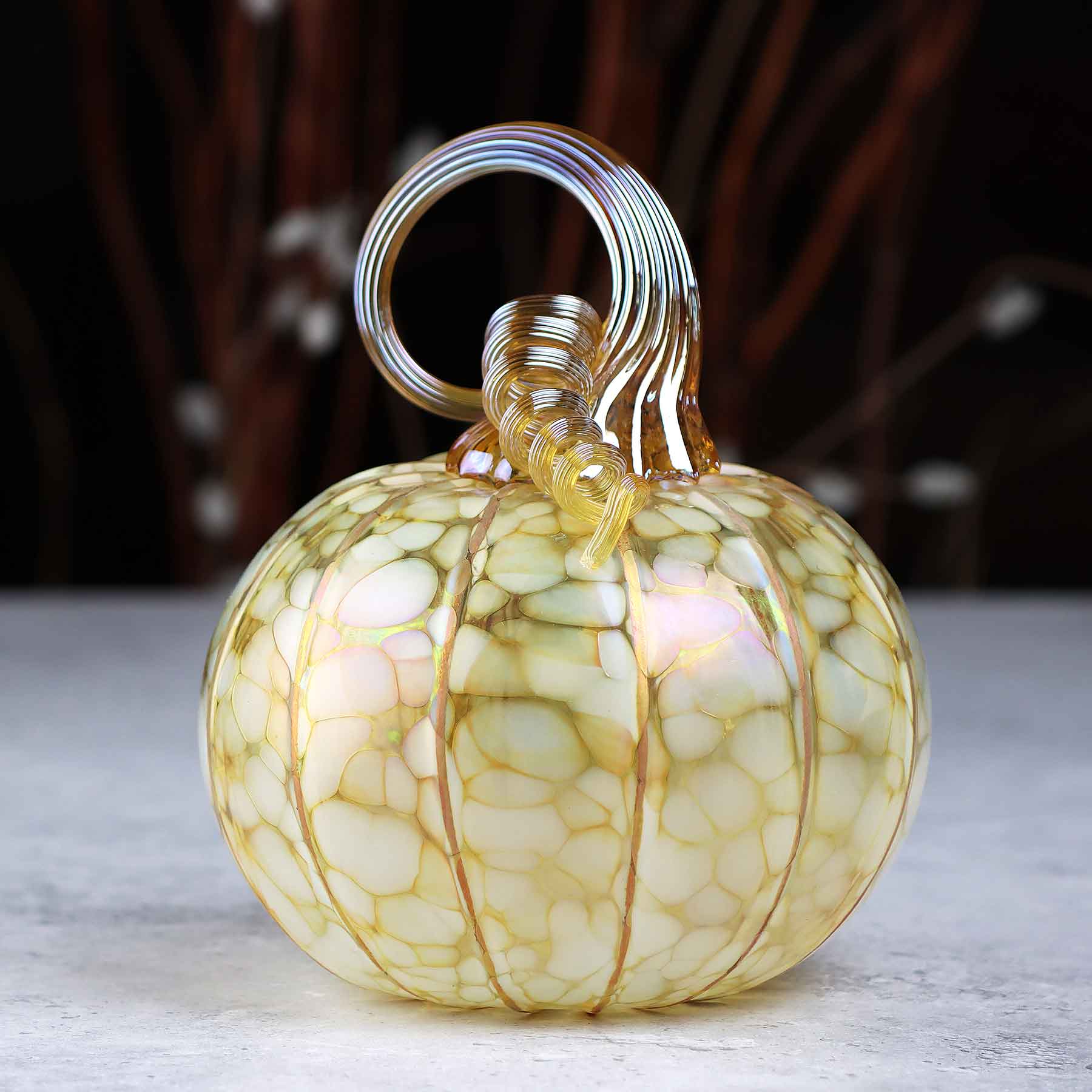 Ivory Large Pumpkin