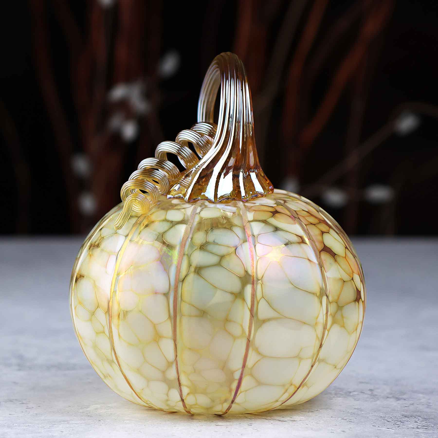 Ivory Large Pumpkin