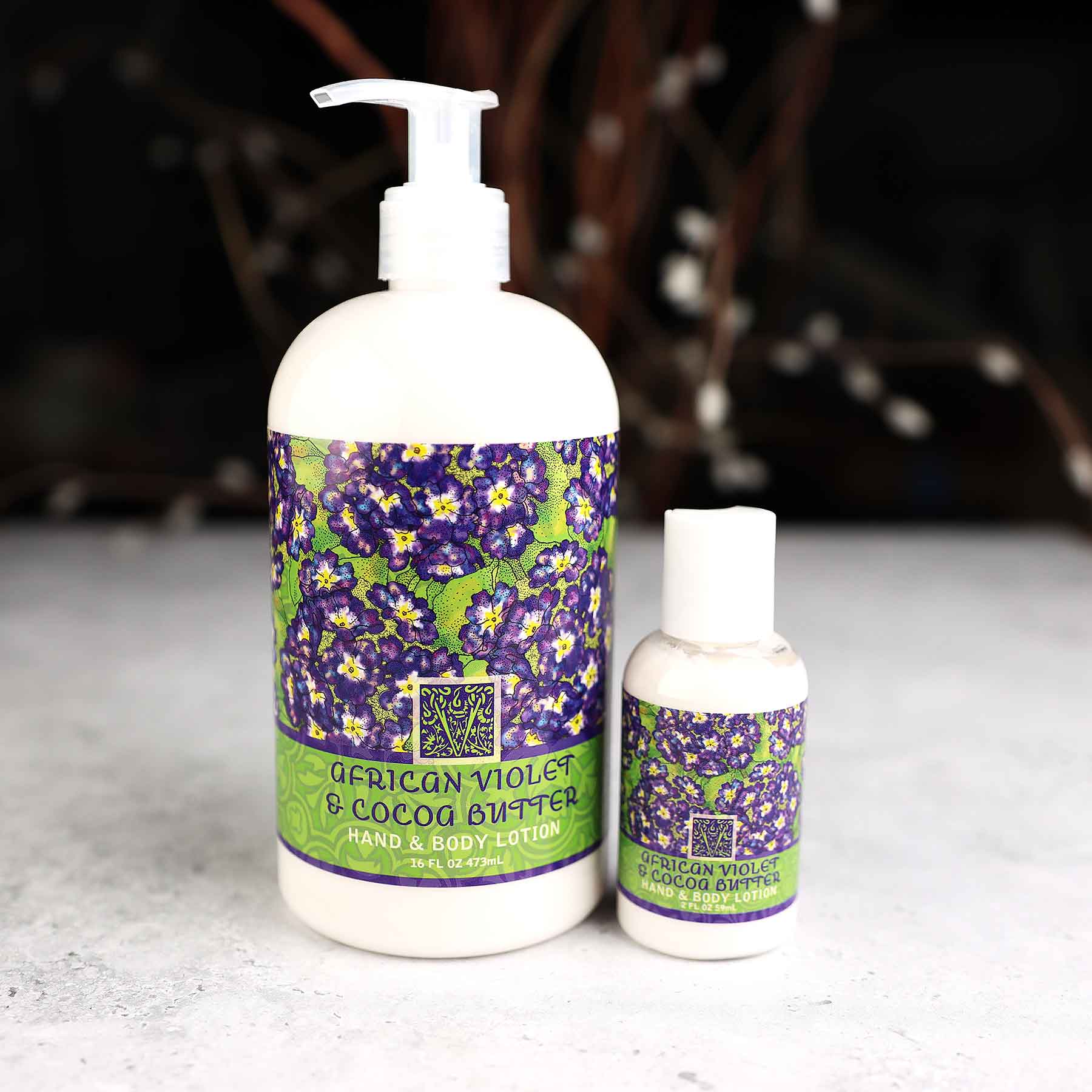 African Violet & Cocoa Butter Lotion