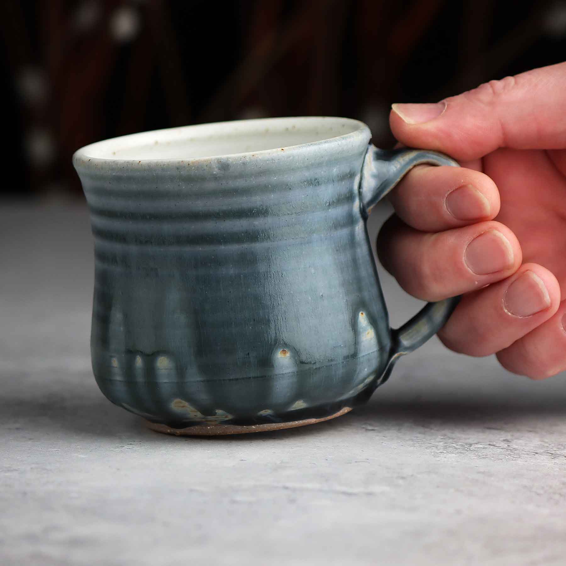 10 oz Light Blue Ash Mug