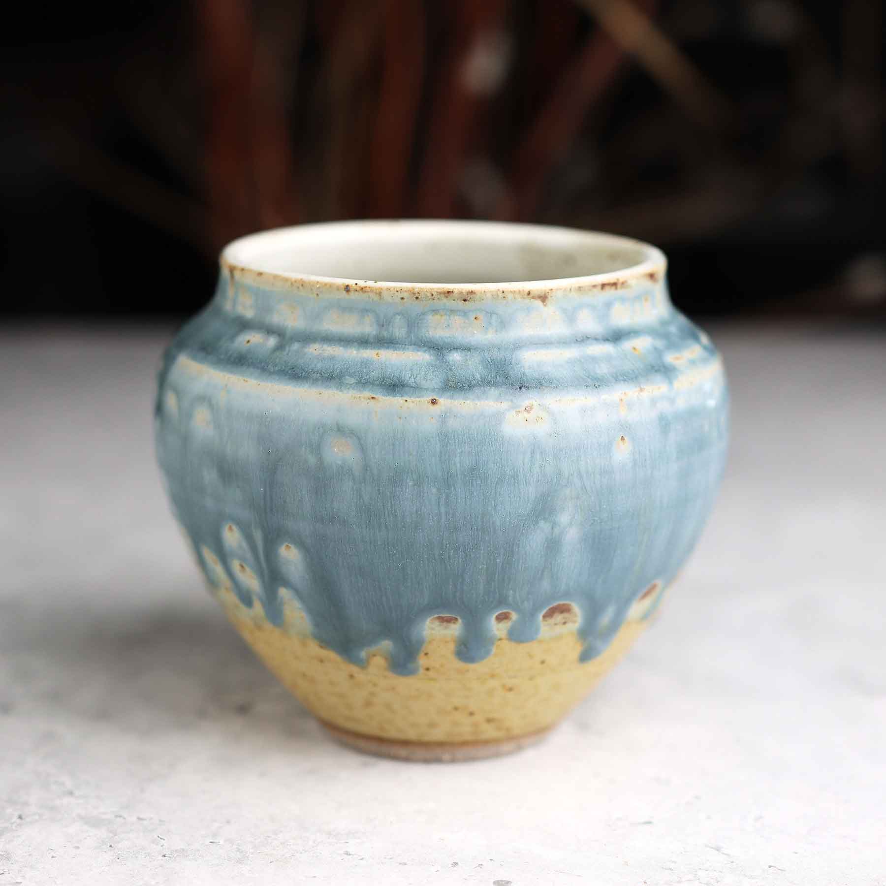 Light Blue Ash Vase