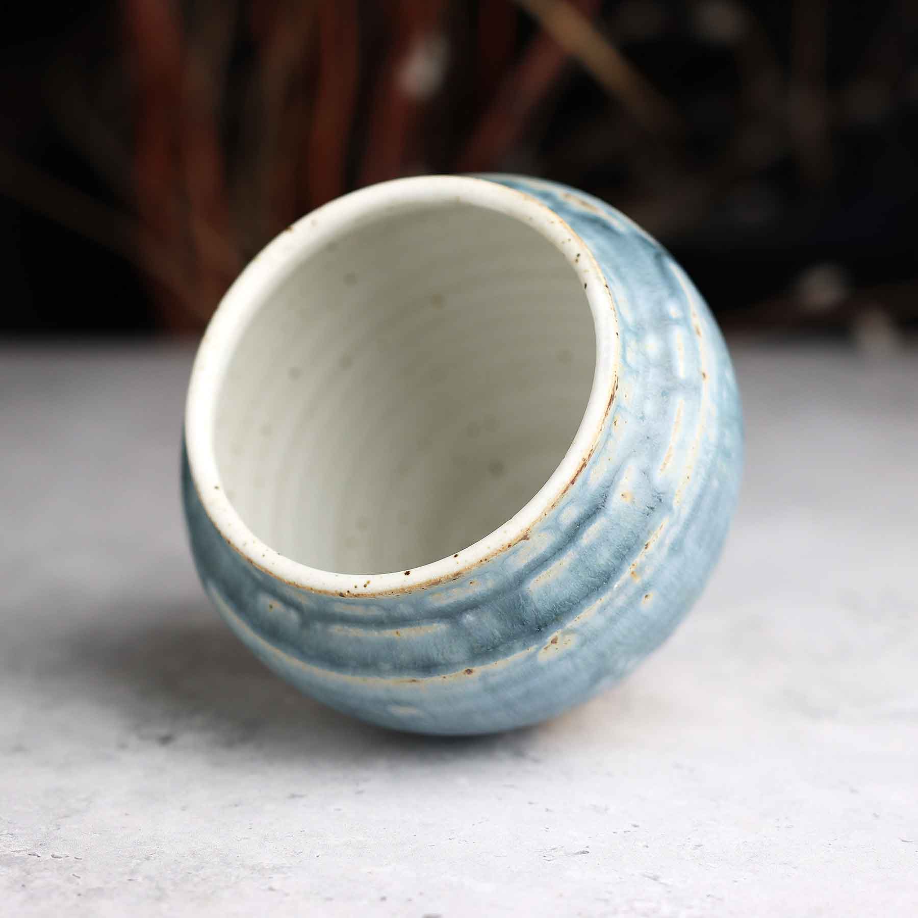 Light Blue Ash Vase
