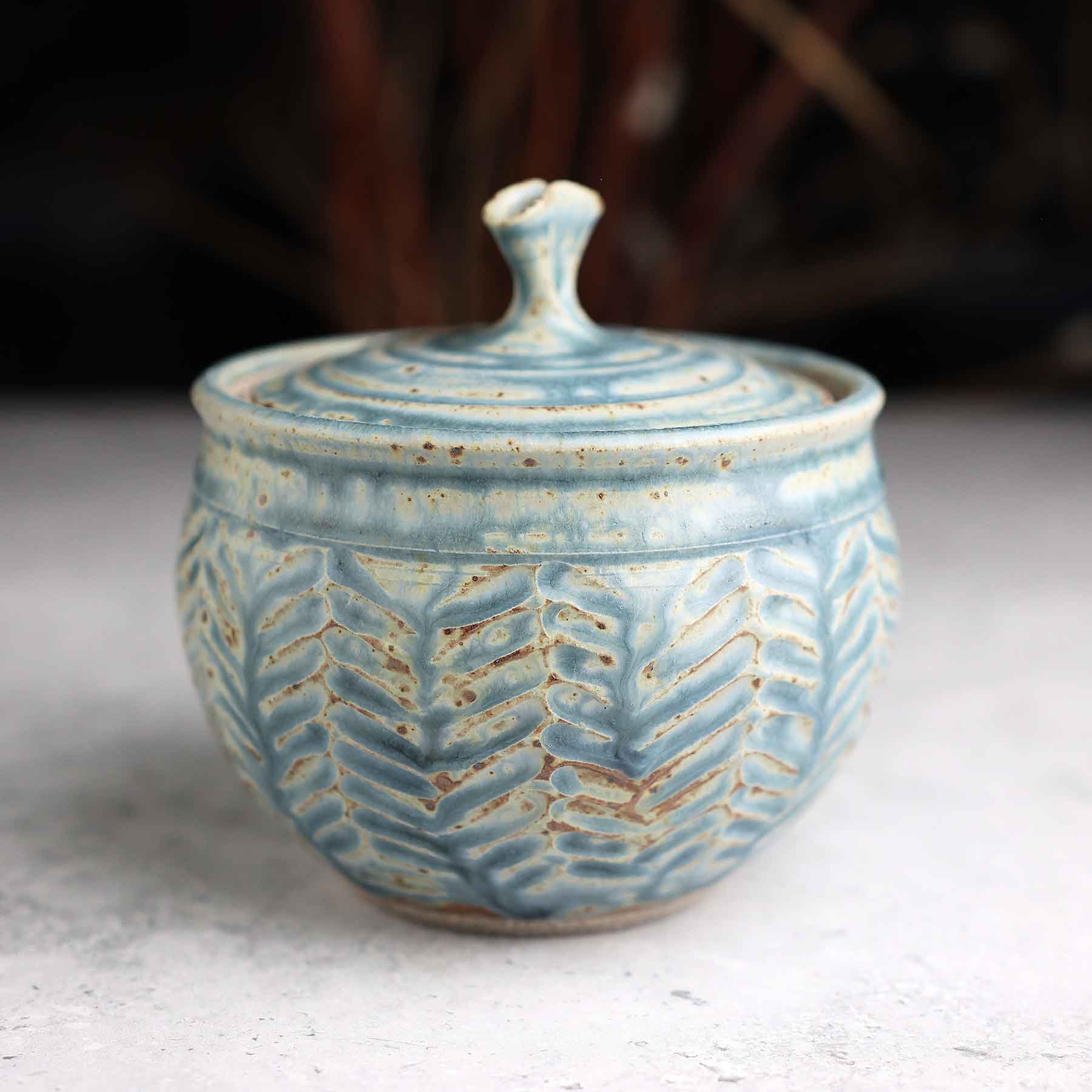 Small Herringbone Jar; Lba