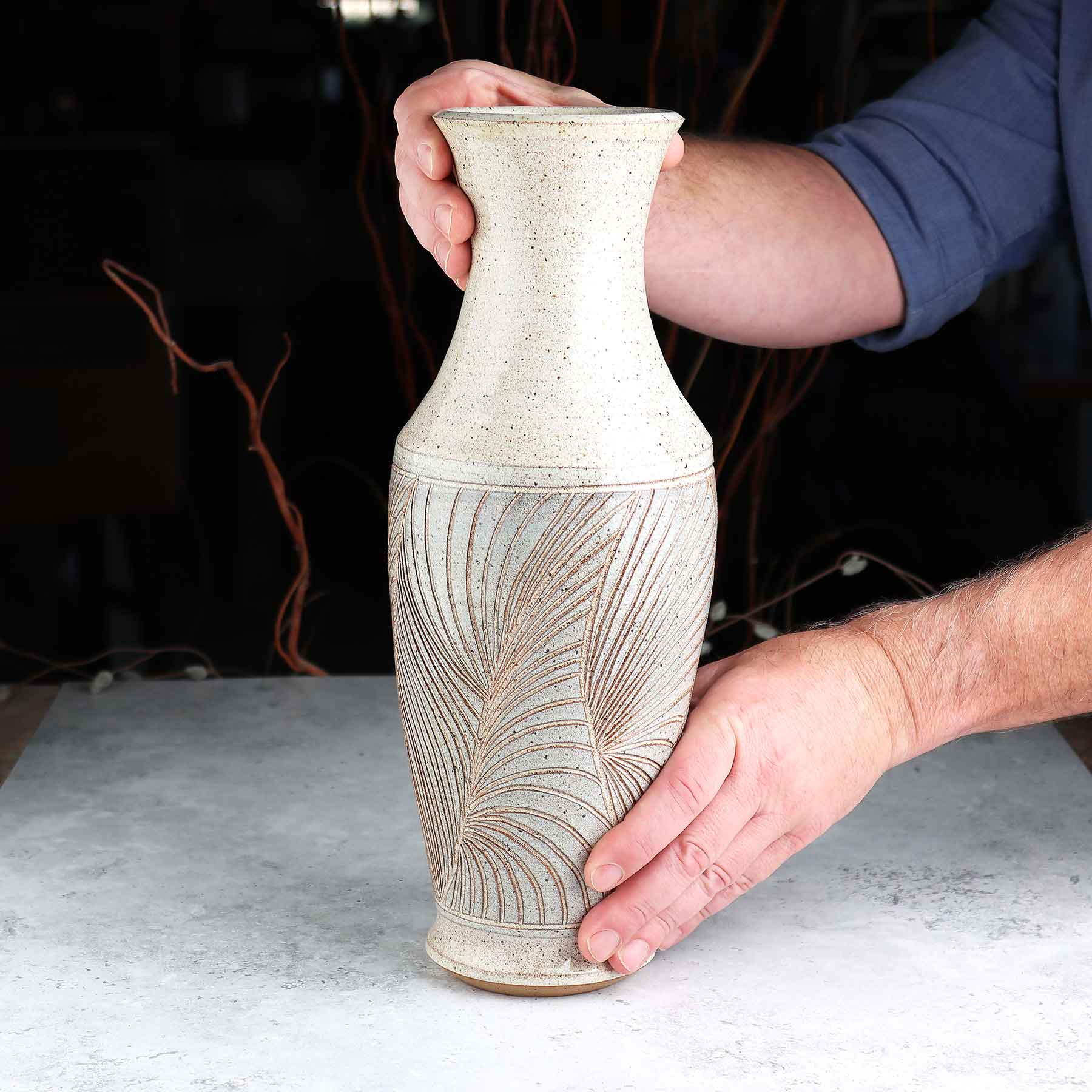 Carved Vase