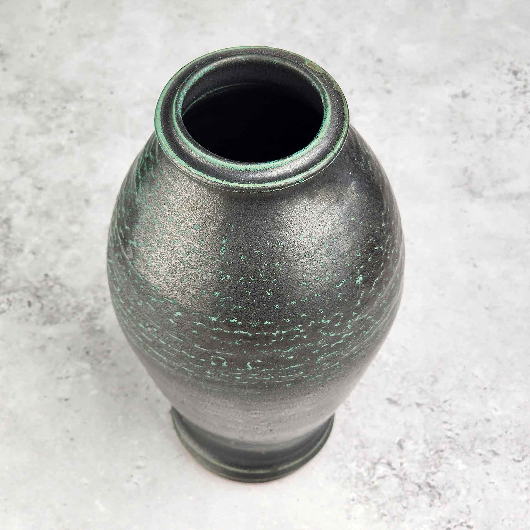 Textured Green Vase