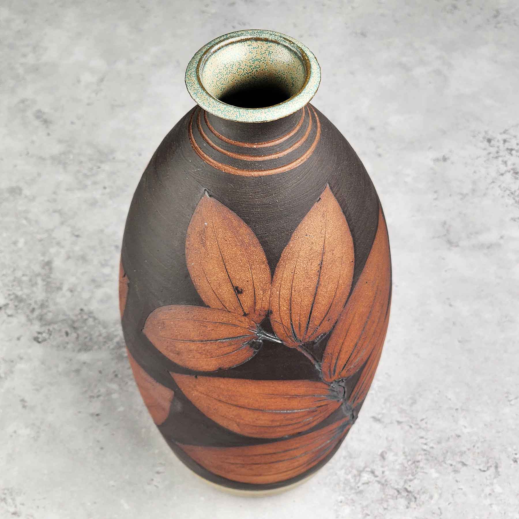 Botanical Relief Vase