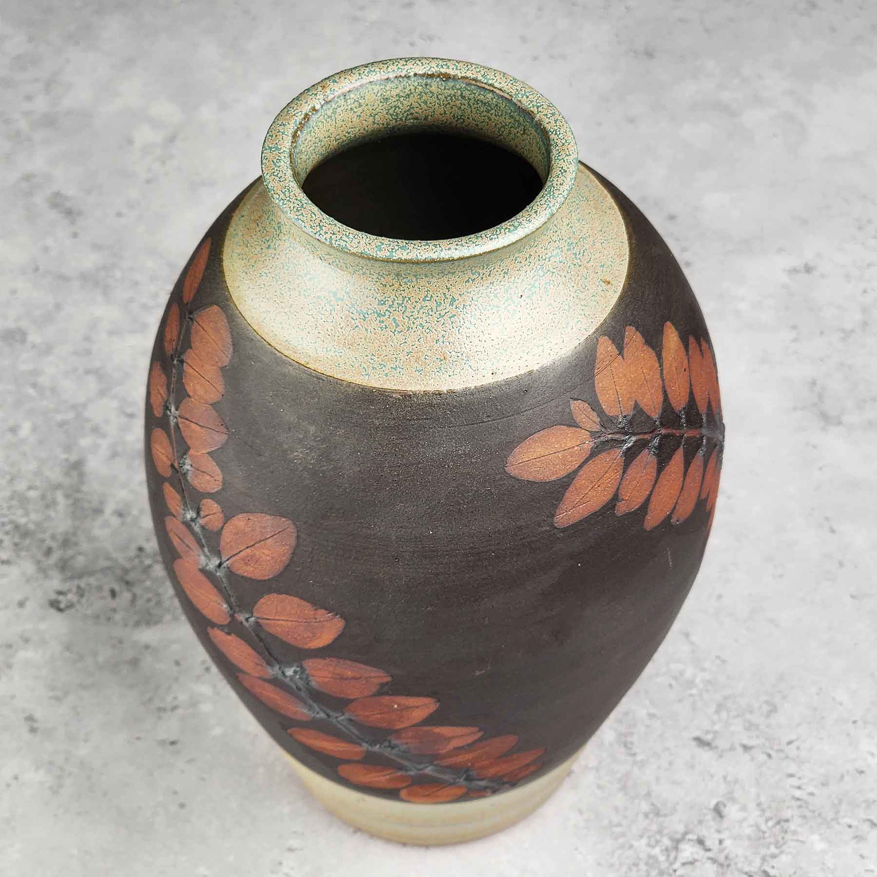 Botanical Relief Vase