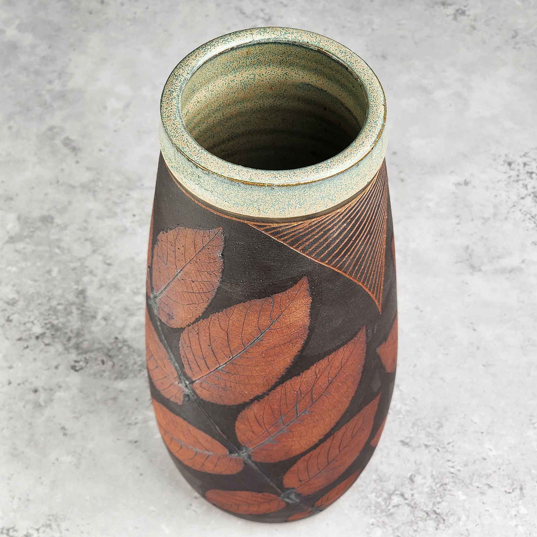 Botanical Relief Vase