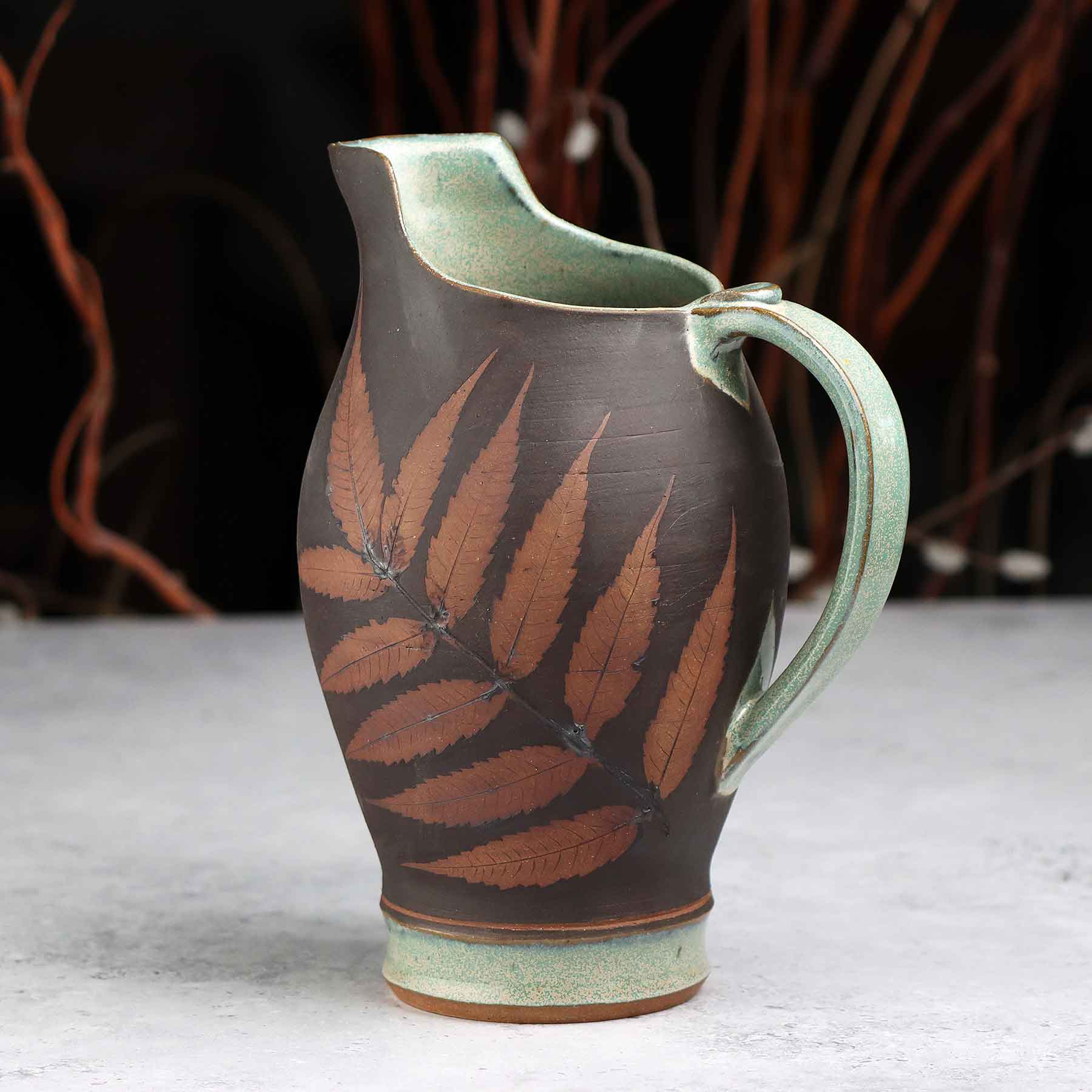 Botanical Relief Pitcher