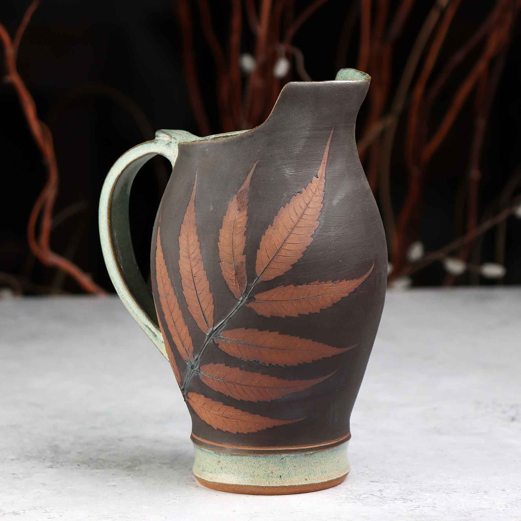 Botanical Relief Pitcher