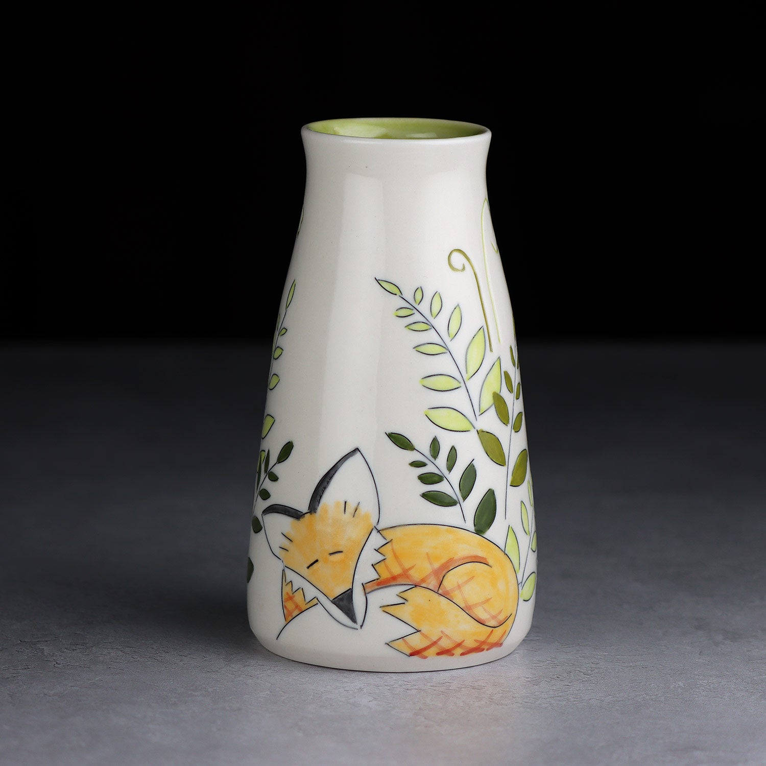 Fox Small Vase