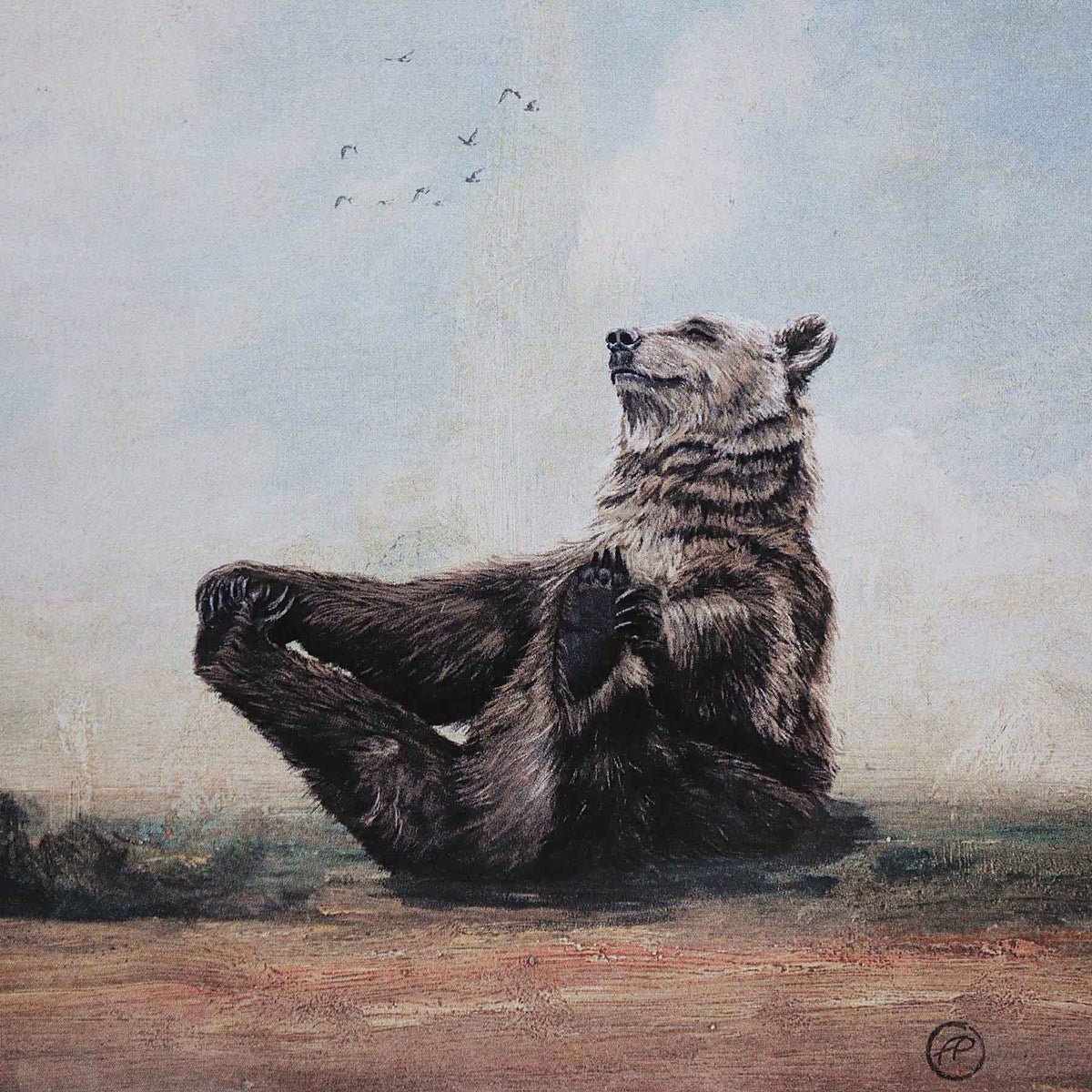 Yo the Yoga Bear, 5X7