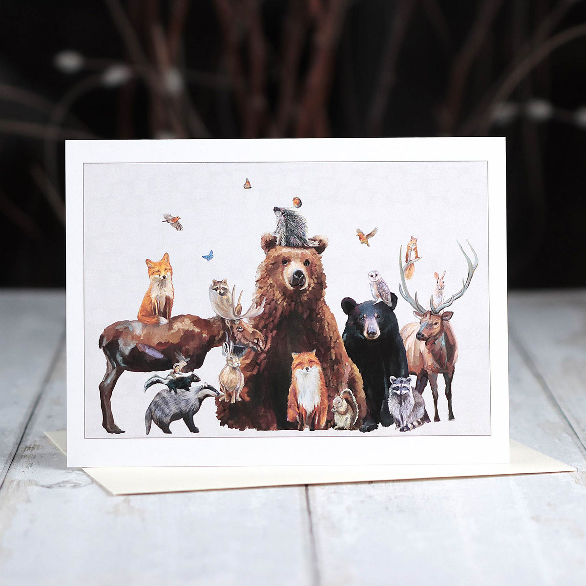 Woodland Bunch, 5X7