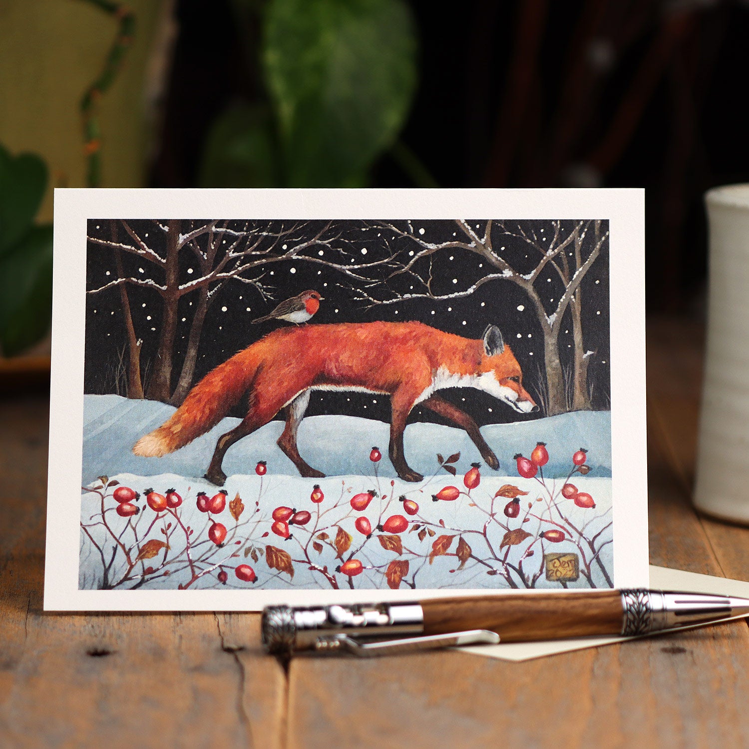 Fox in Snow, 7X5