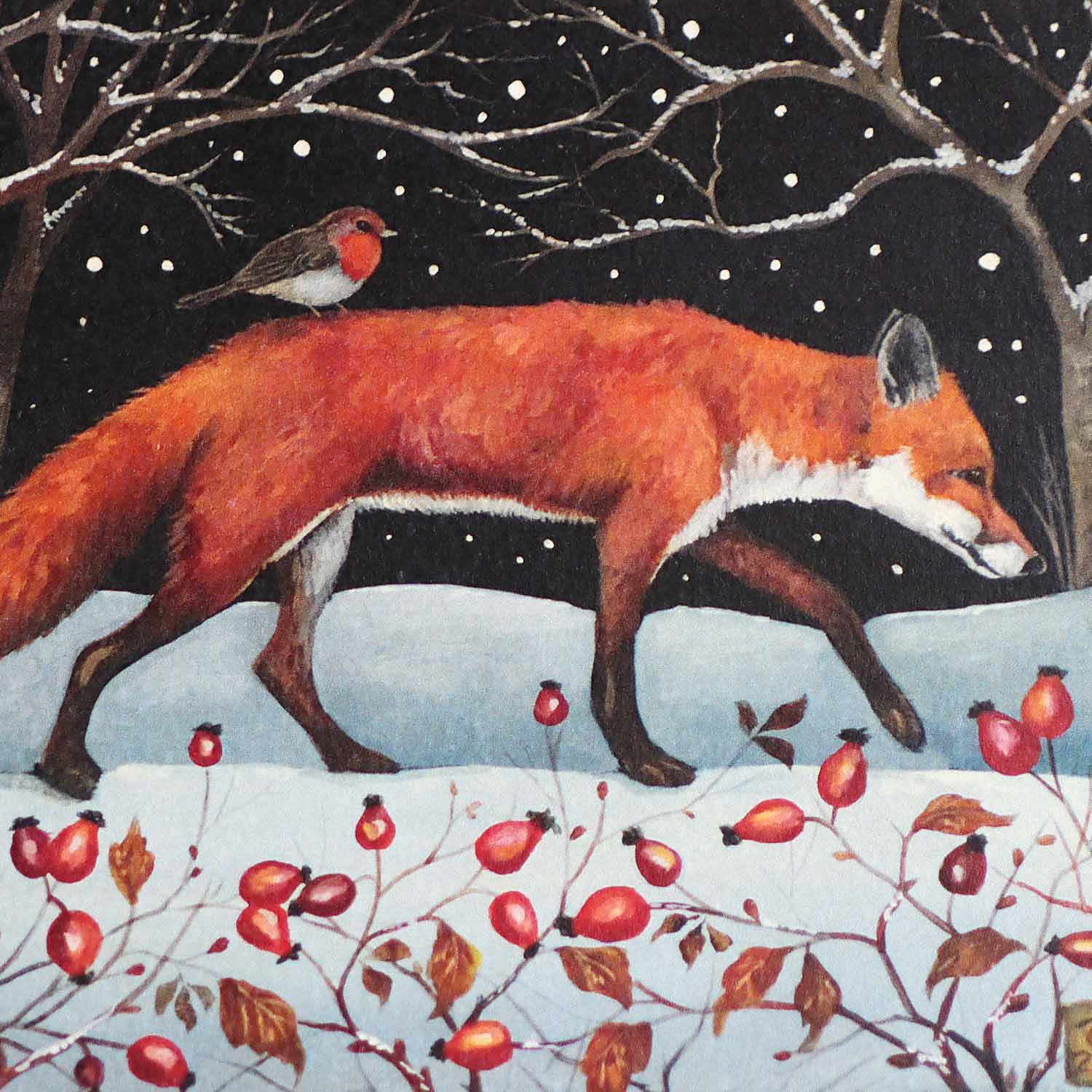 Fox in Snow, 7X5