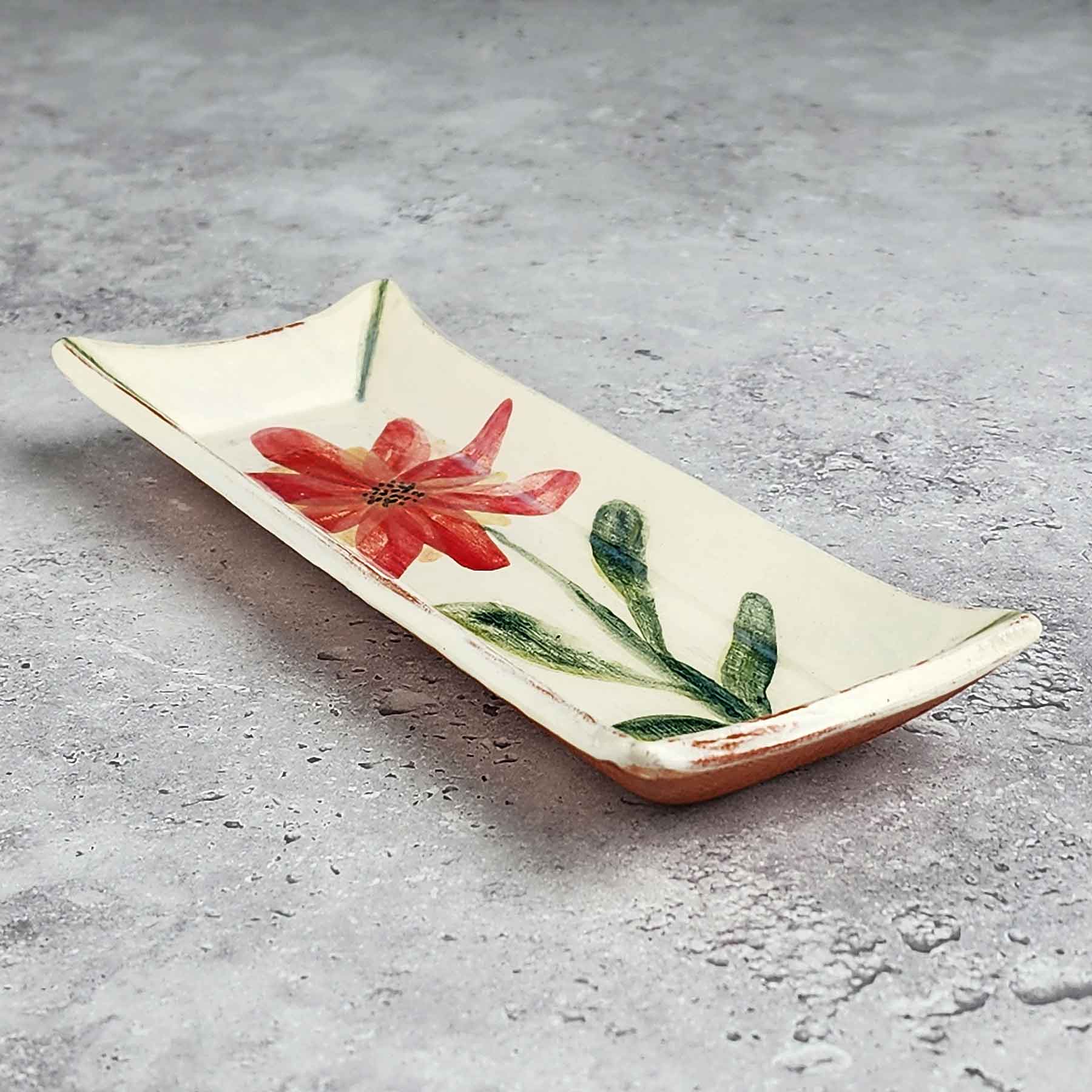 Painted Butter Dish