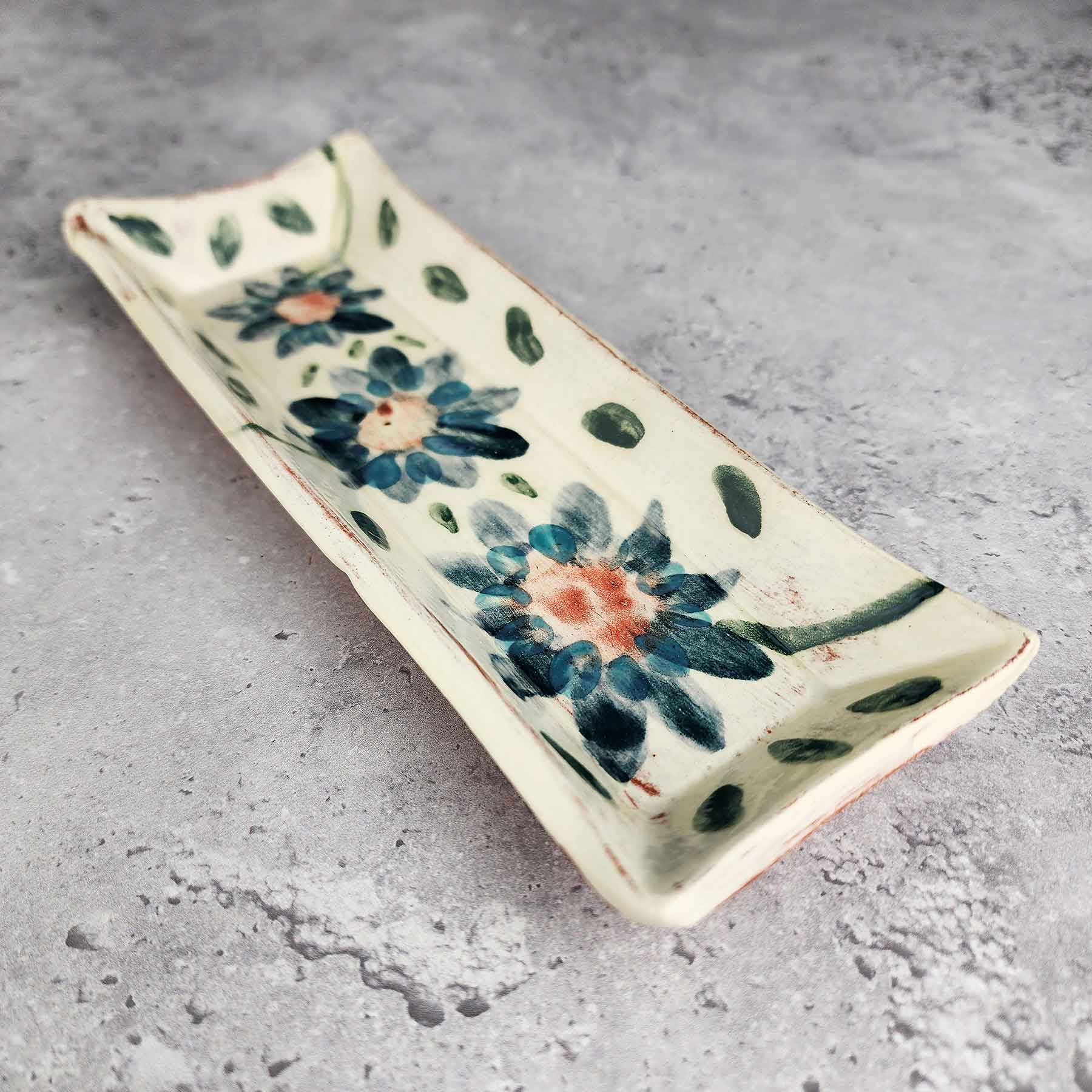 Painted Butter Dish