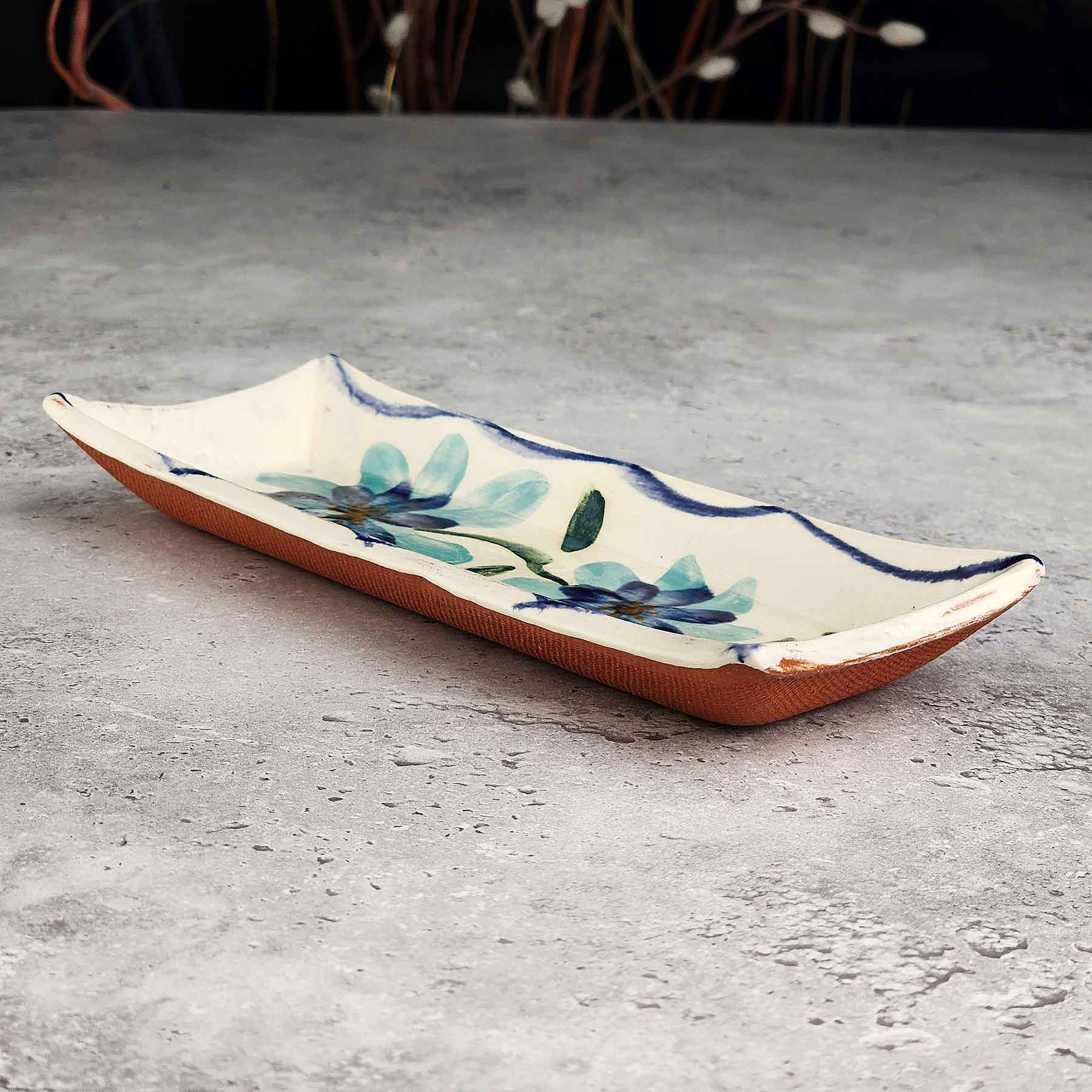 Painted Butter Dish