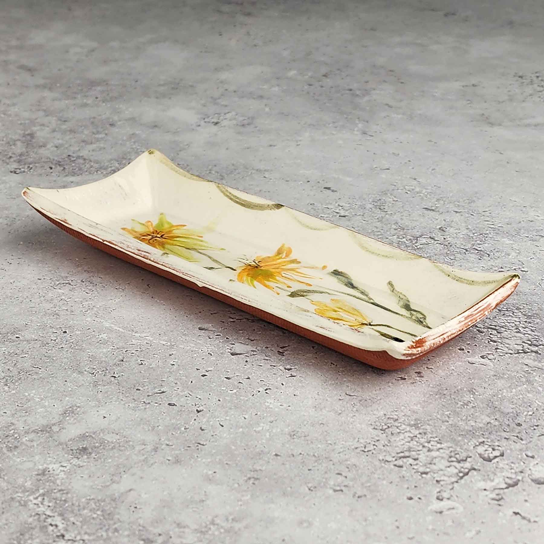 Painted Butter Dish