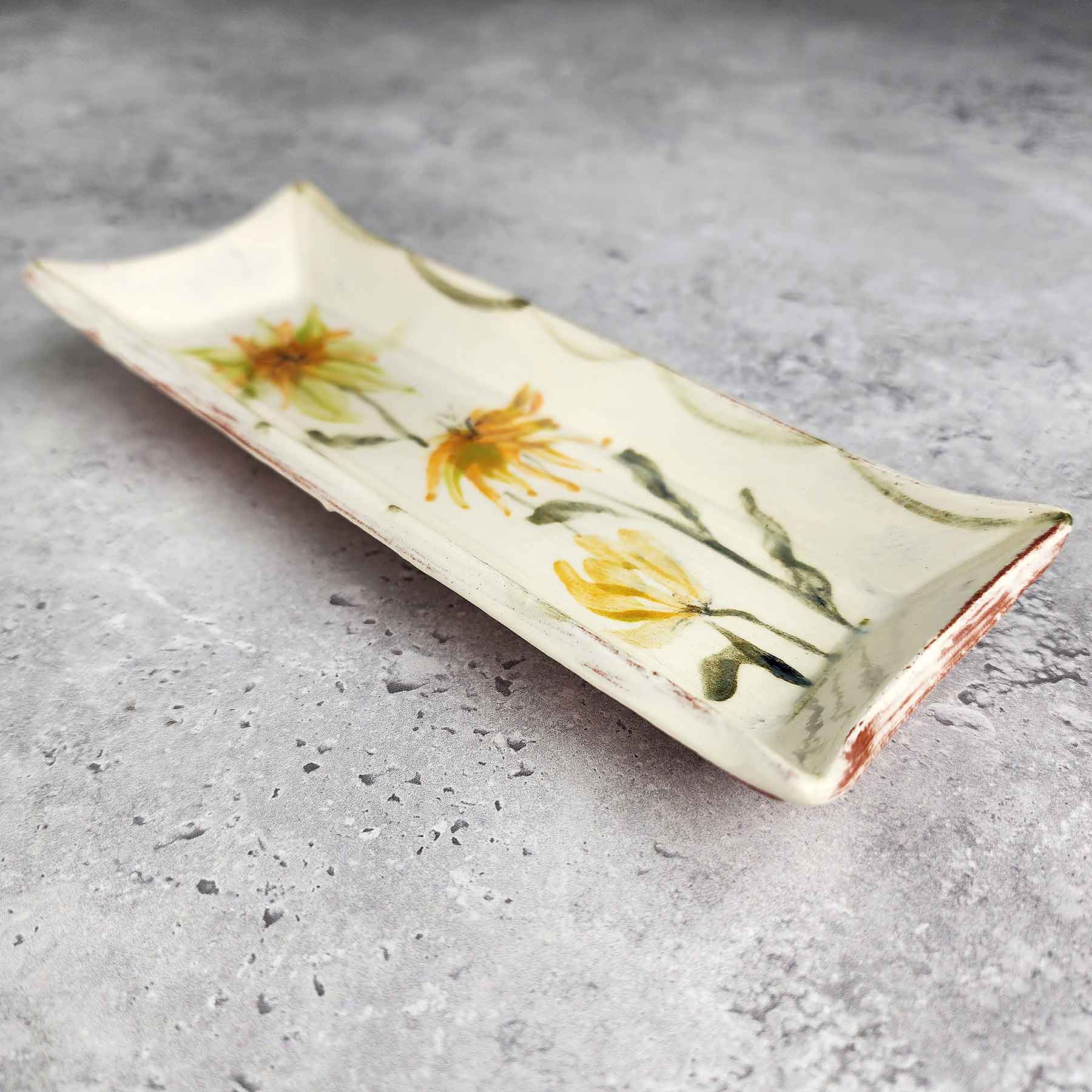 Painted Butter Dish