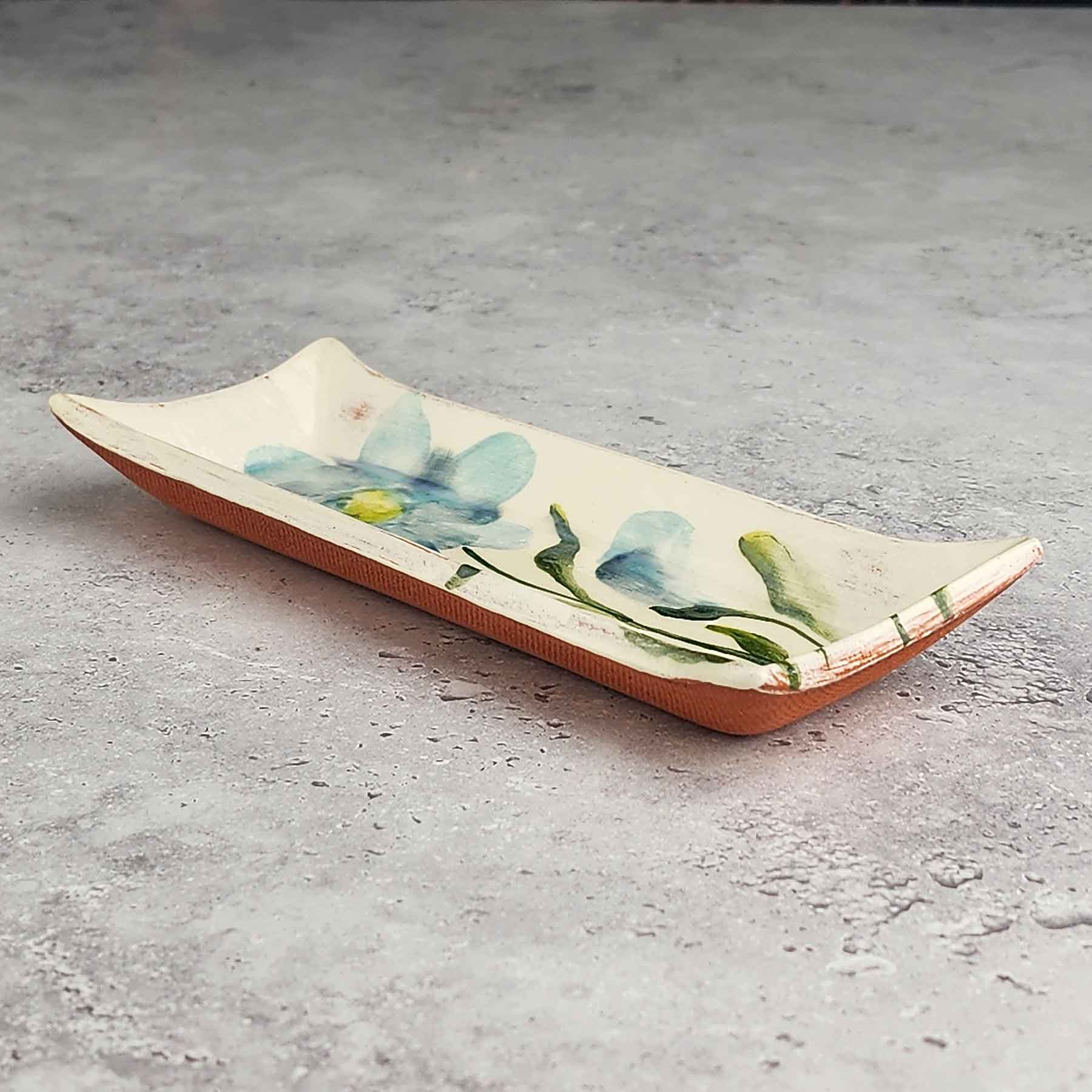 Painted Butter Dish