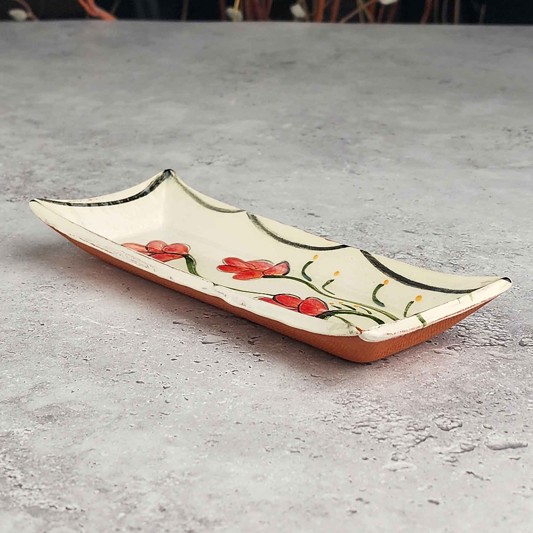 Painted Butter Dish