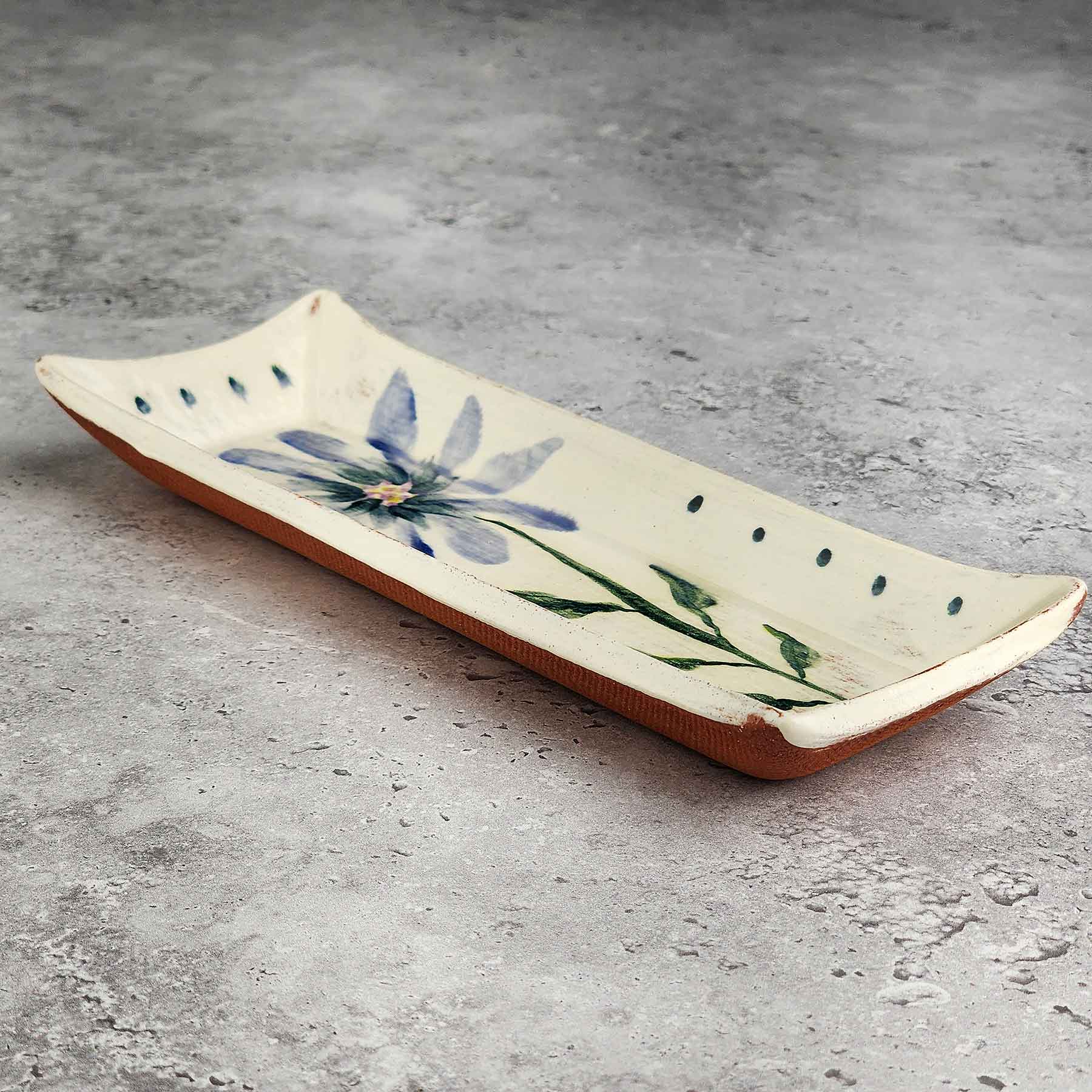 Painted Butter Dish