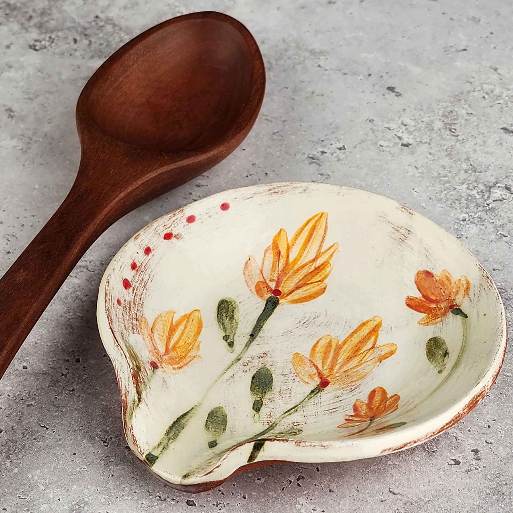 Painted Spoon Rest