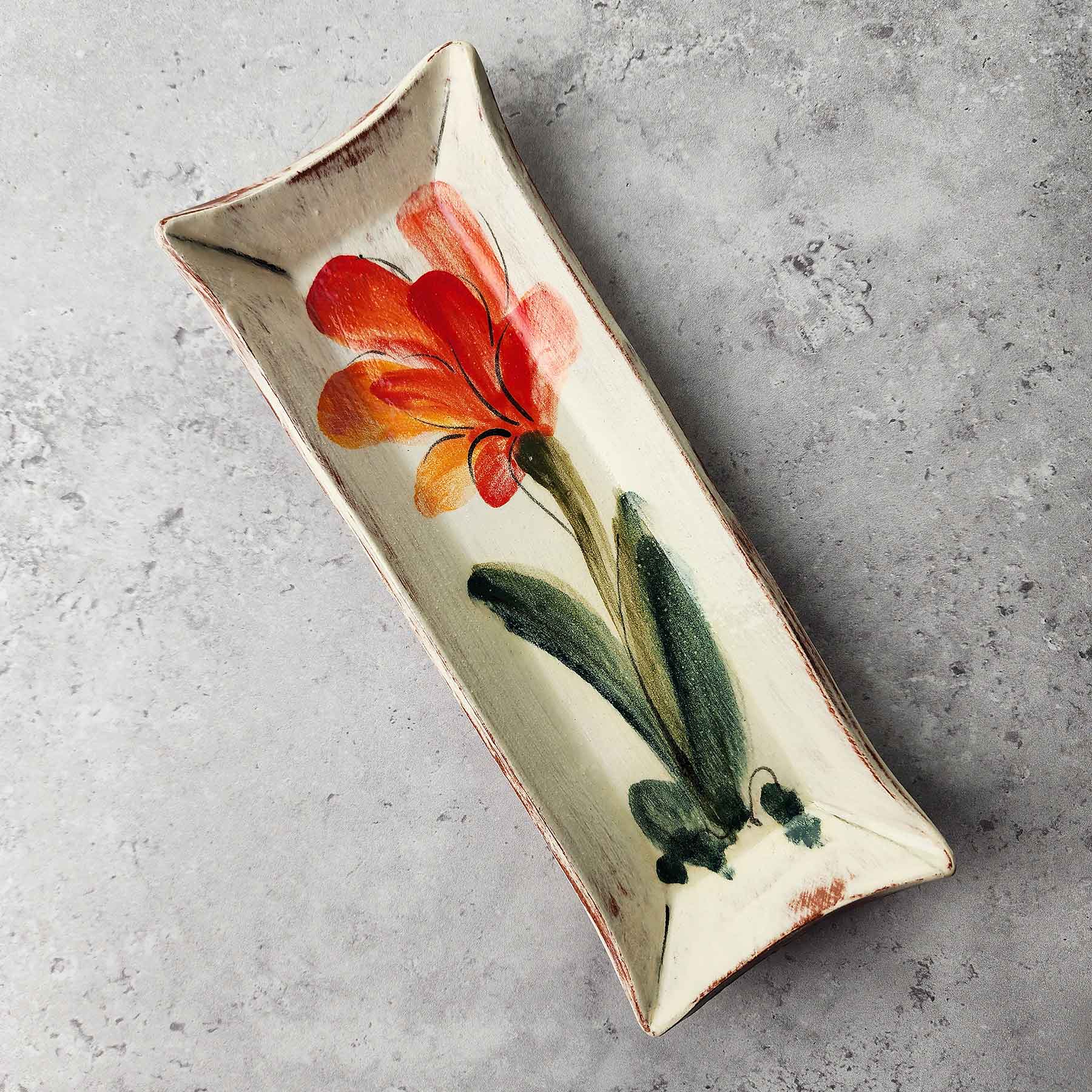 Brushwork Butter Dish