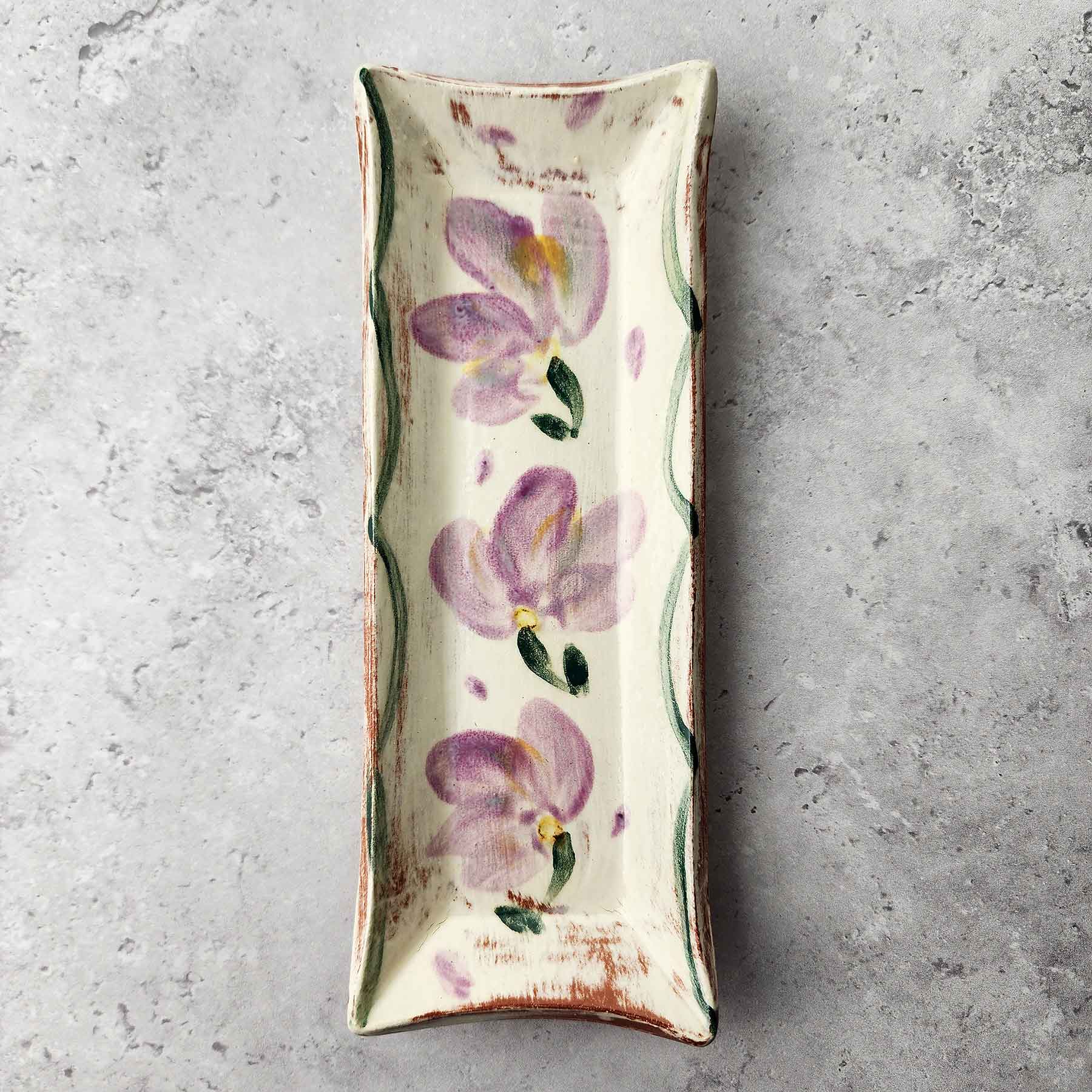Brushwork Butter Dish