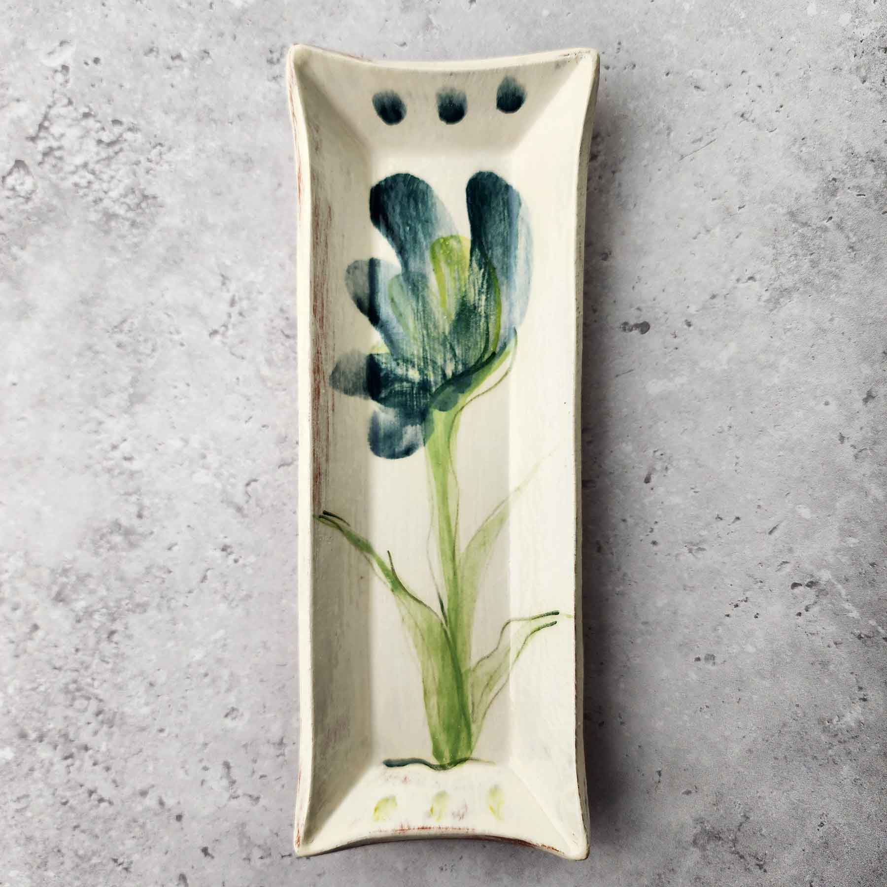 Brushwork Butter Dish