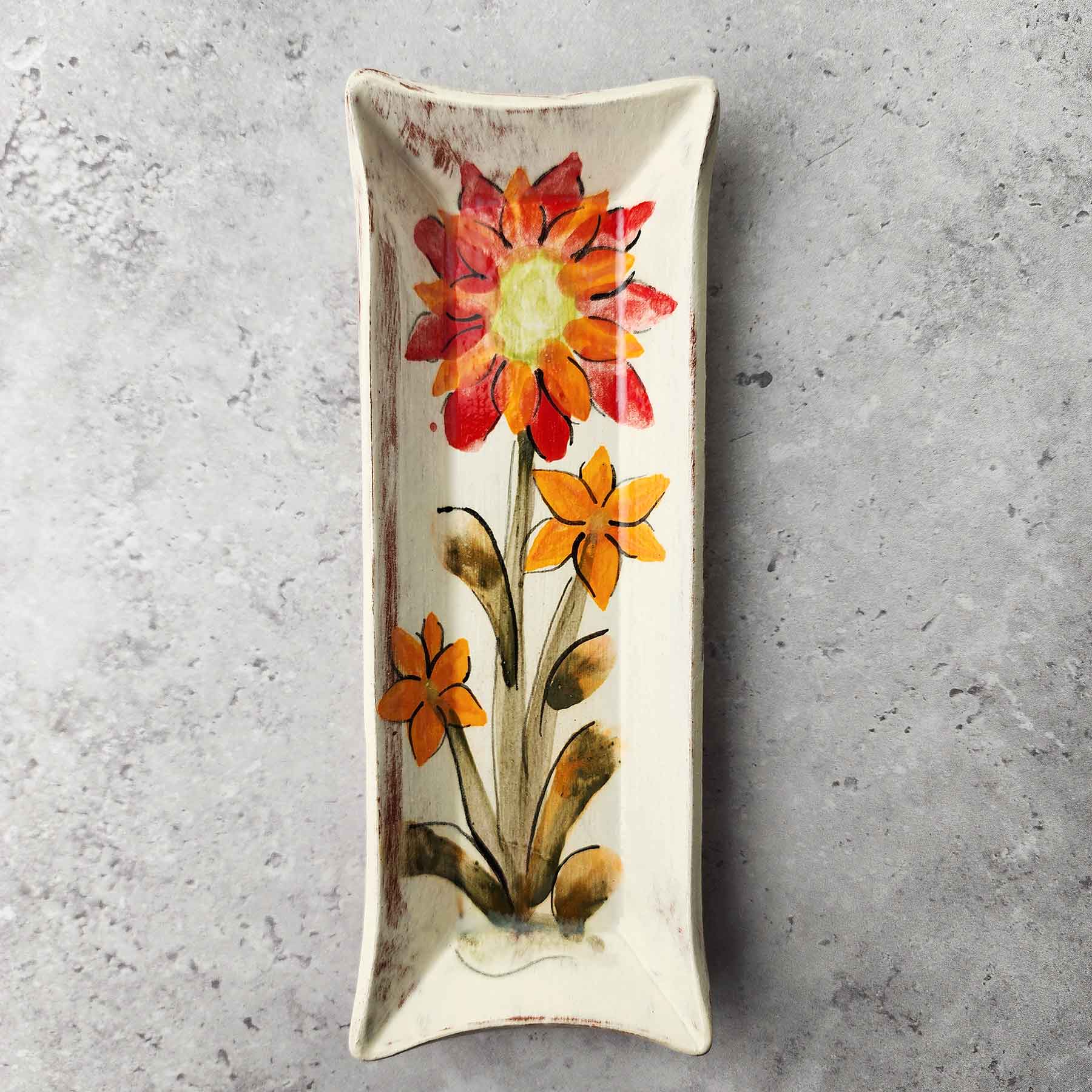 Brushwork Butter Dish