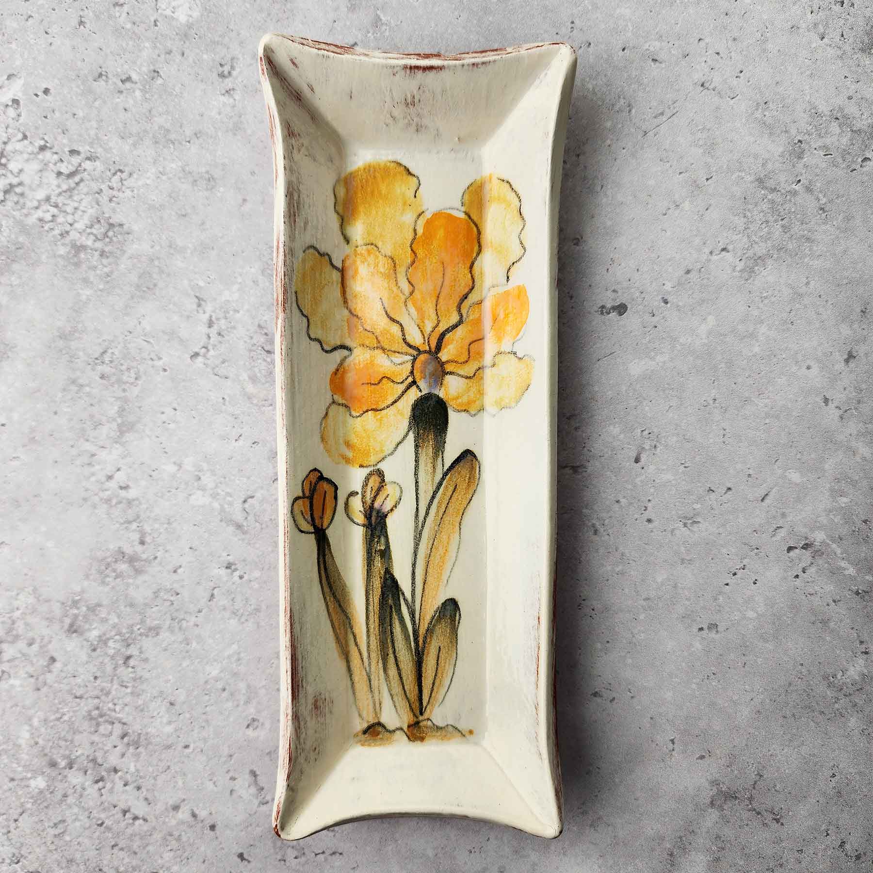 Brushwork Butter Dish