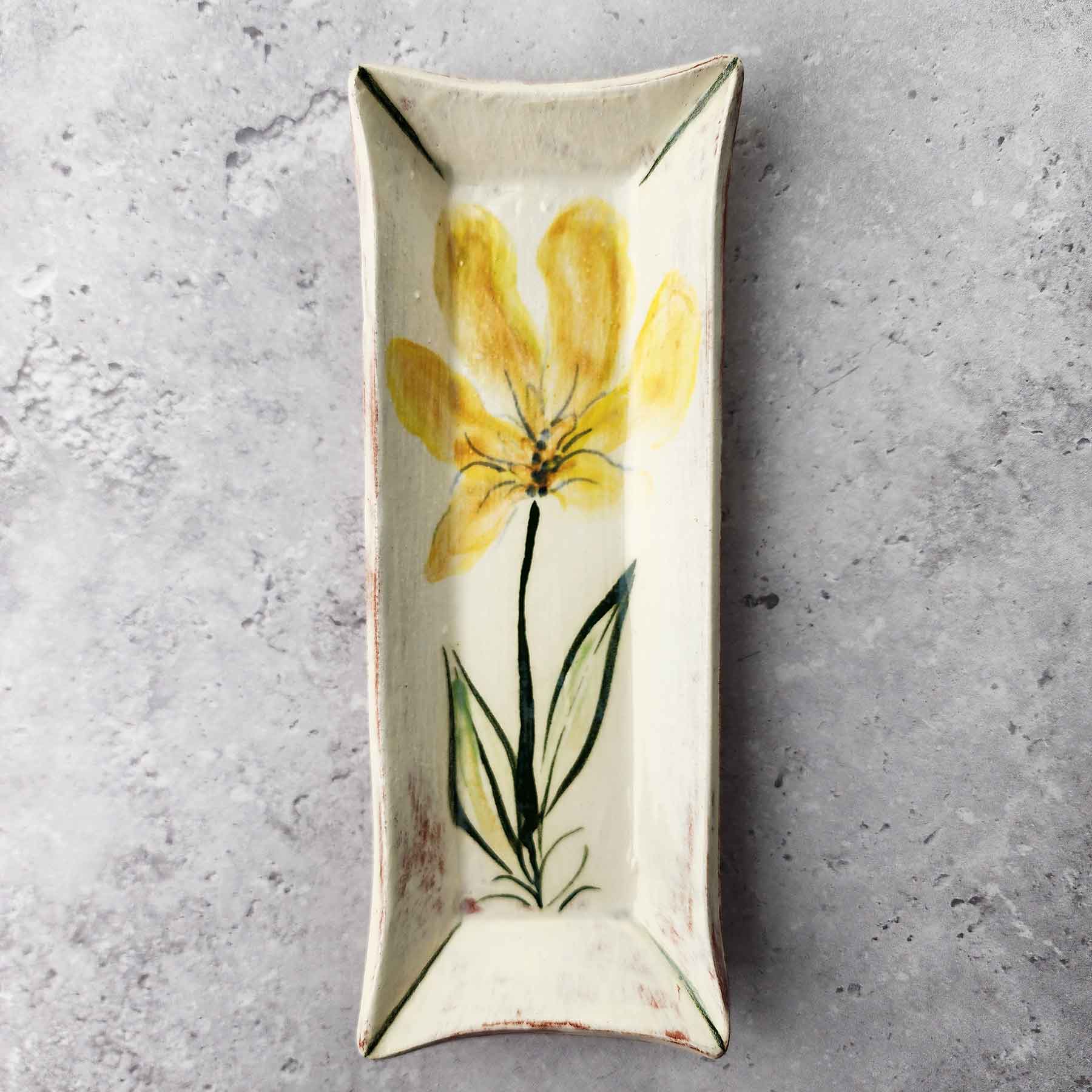 Brushwork Butter Dish