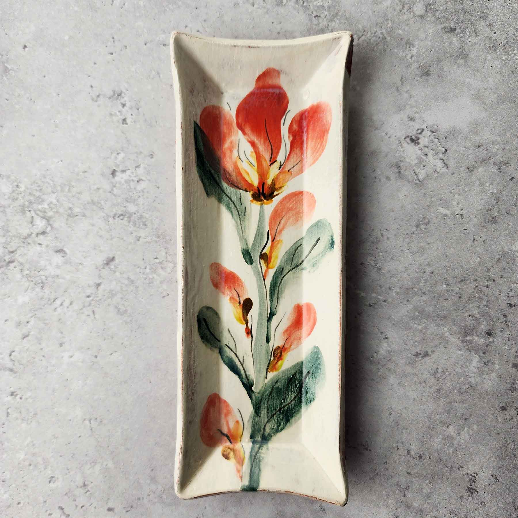 Brushwork Butter Dish