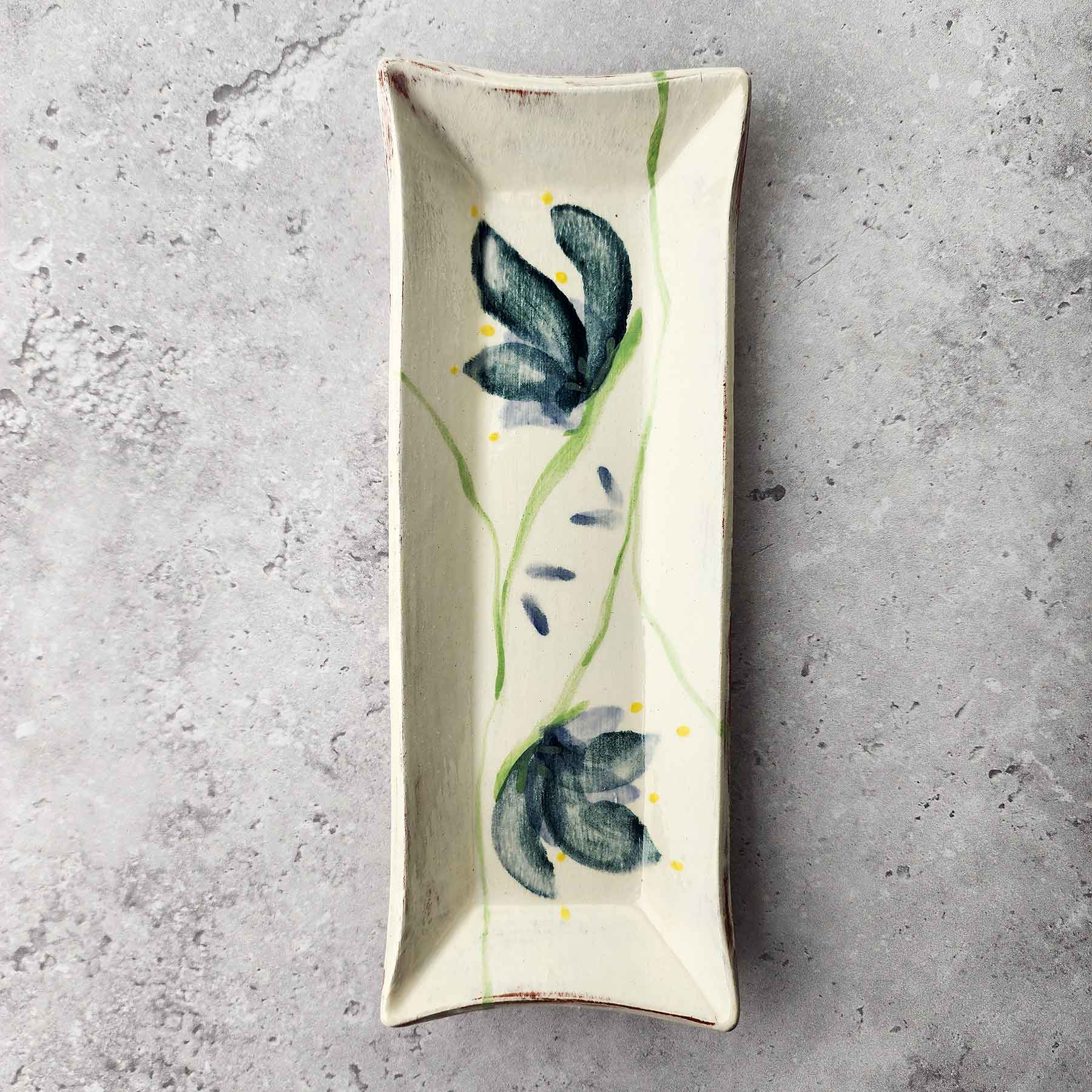 Brushwork Butter Dish