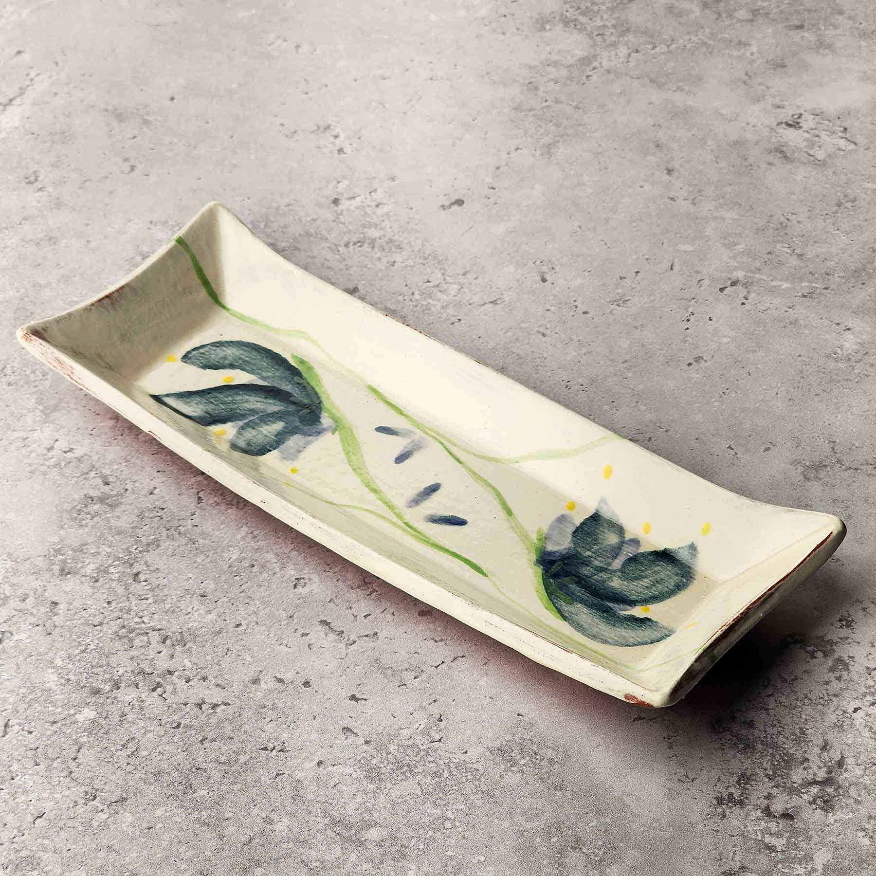 Brushwork Butter Dish