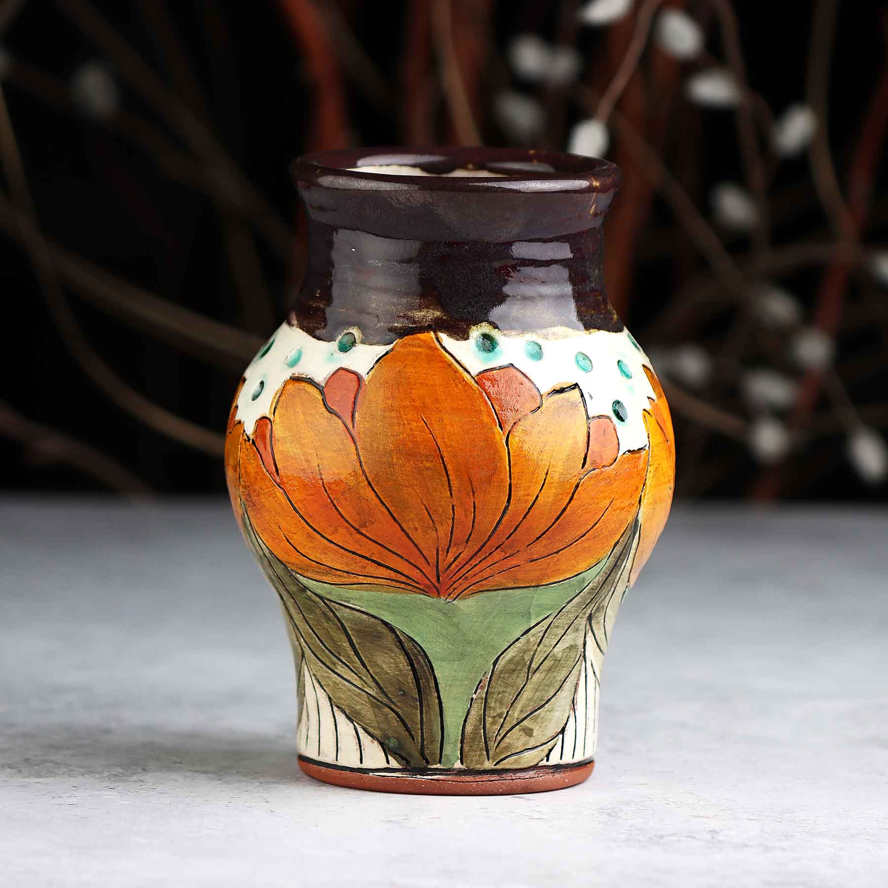 Brushwork Vase