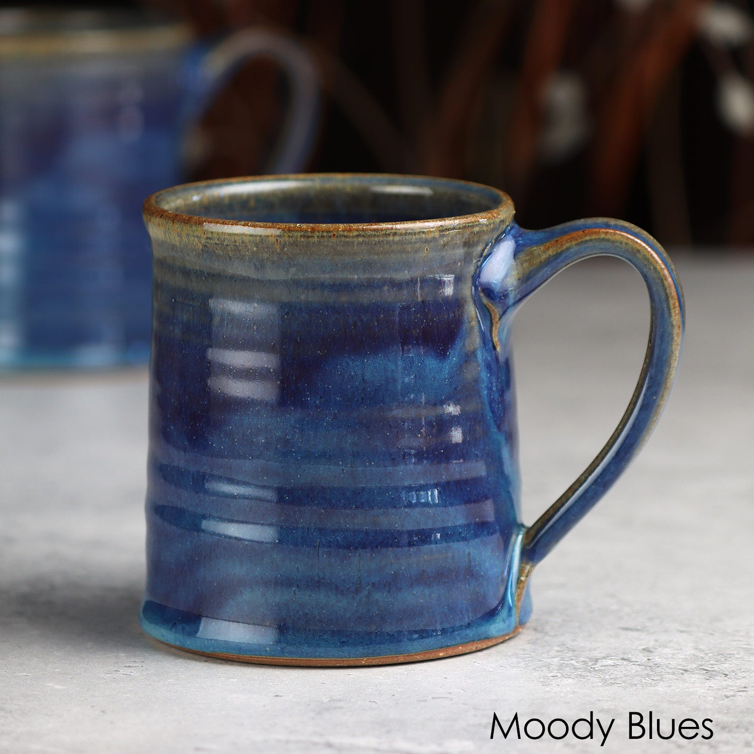 12 oz Handmade Mug Moody Blues