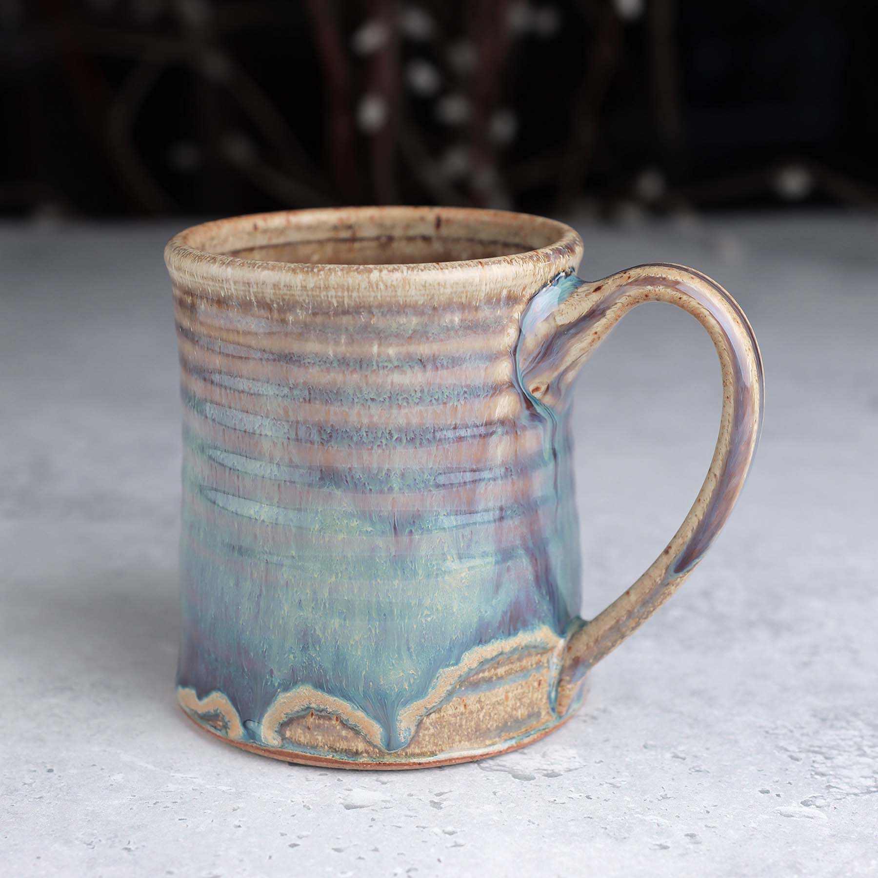 Short Mug in Ochre