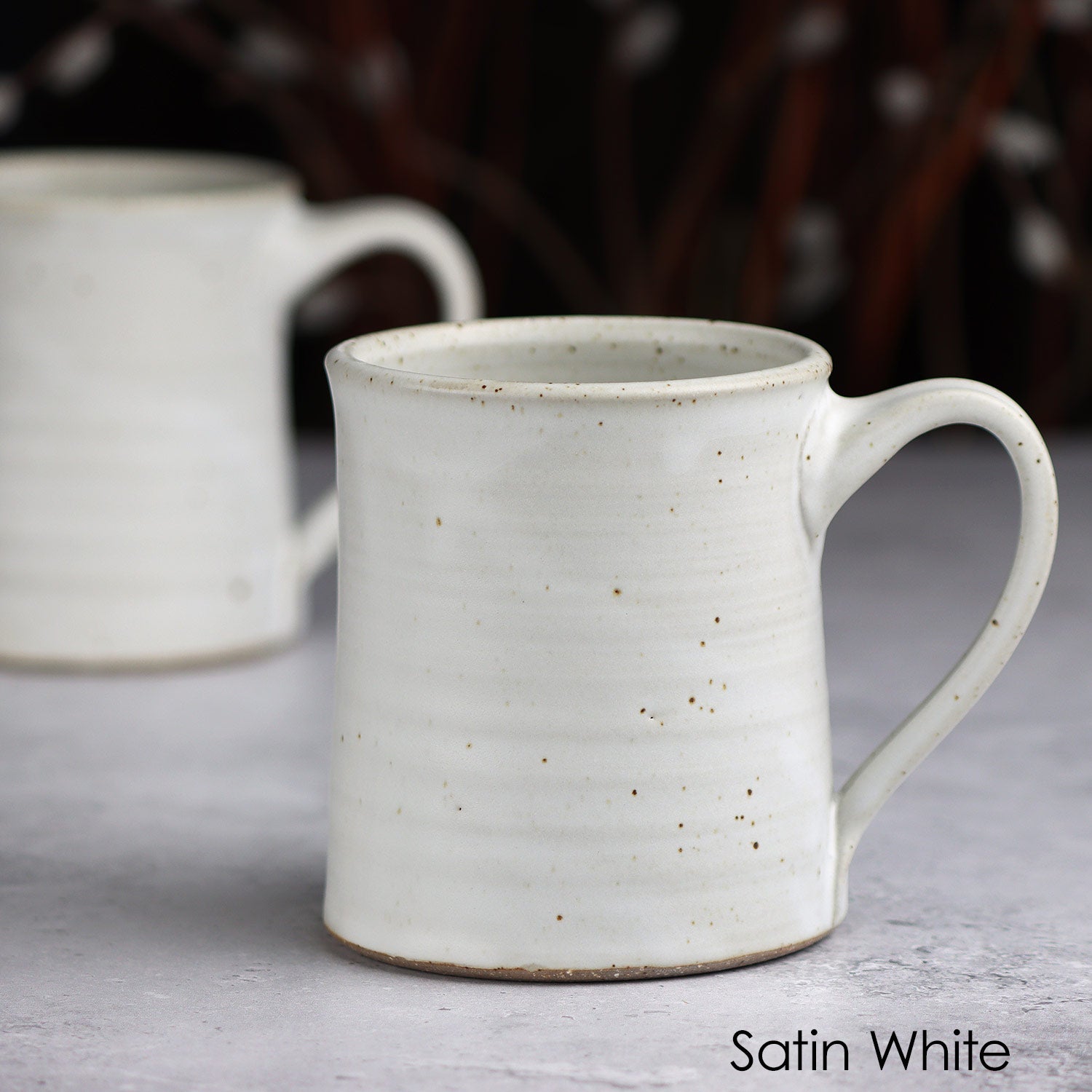 12 oz Handmade Mug White