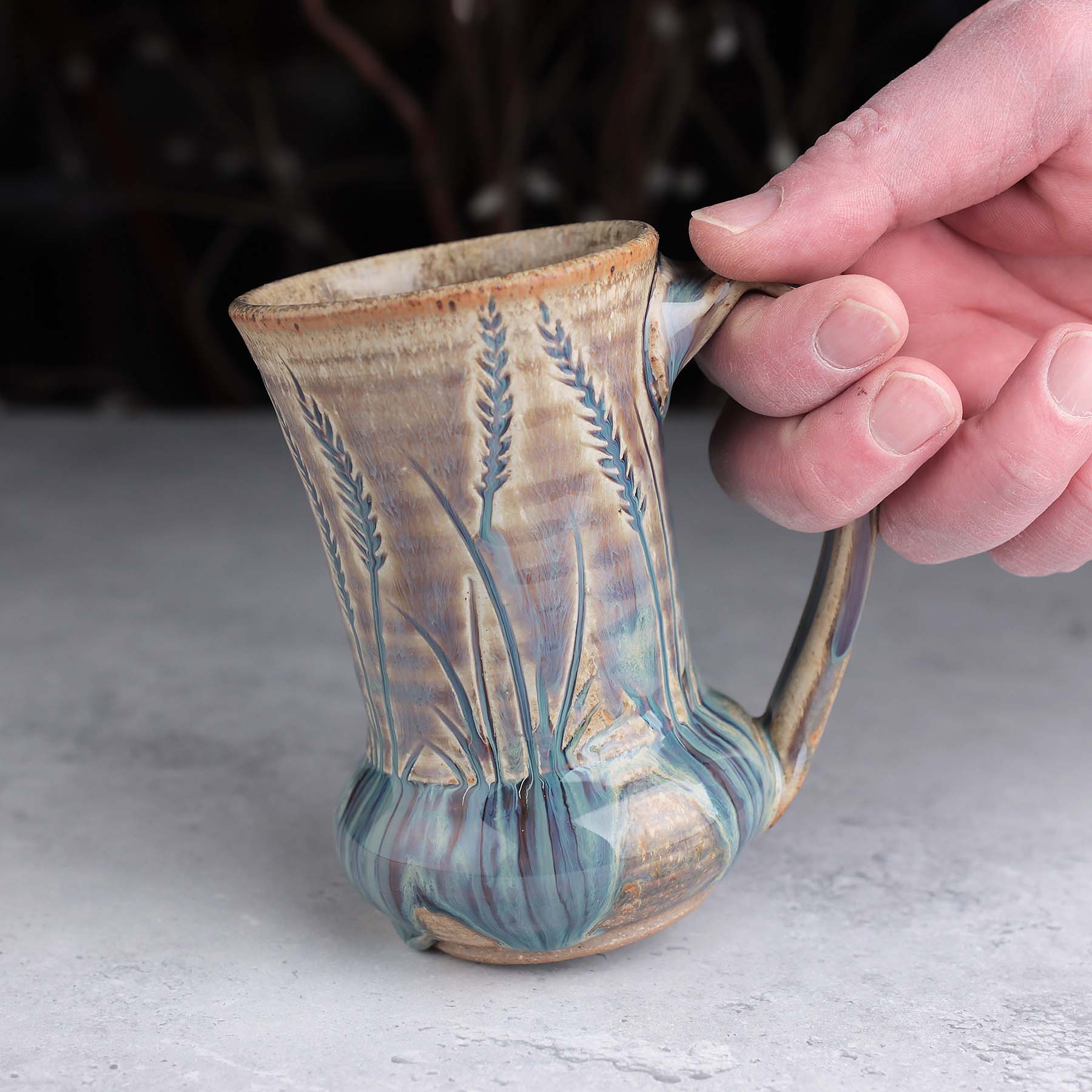 Bell Bottom Mug in Ochre