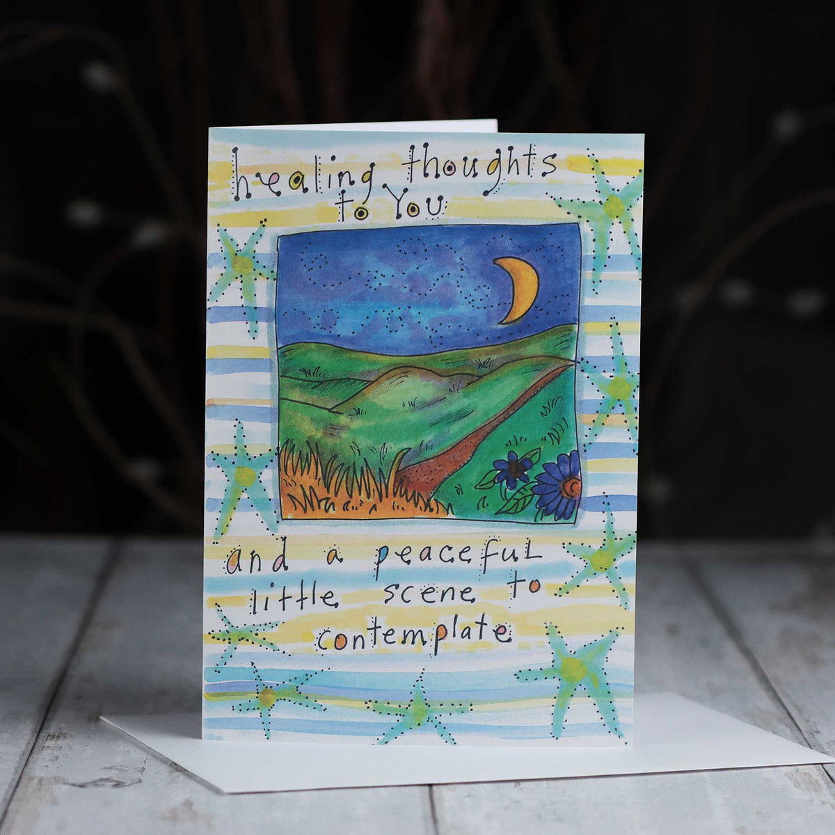 'Healing Thoughts' Card
