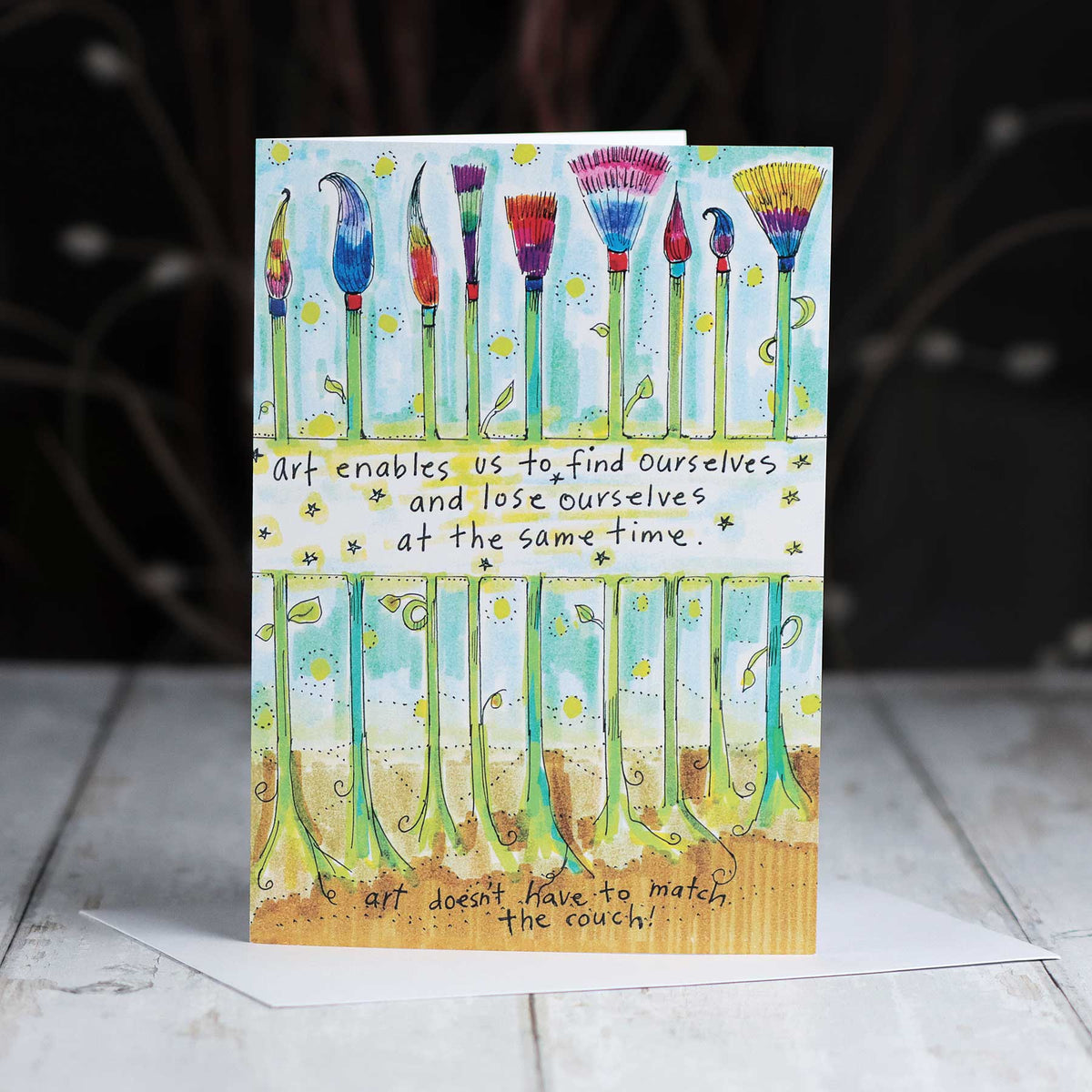 'Art Enables Us' Card