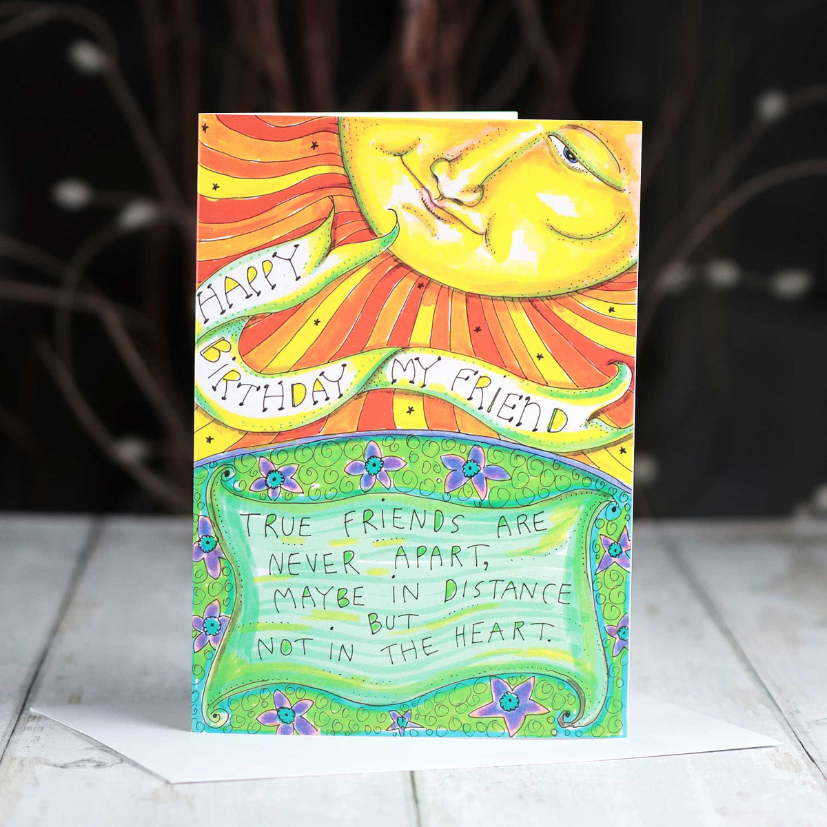 'True Friends Sun' Card