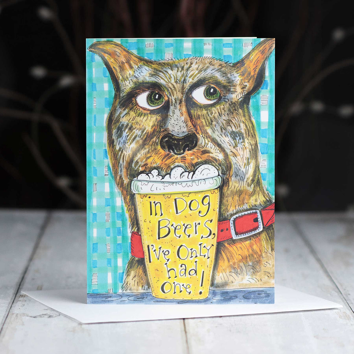 'Dog Beers' Card
